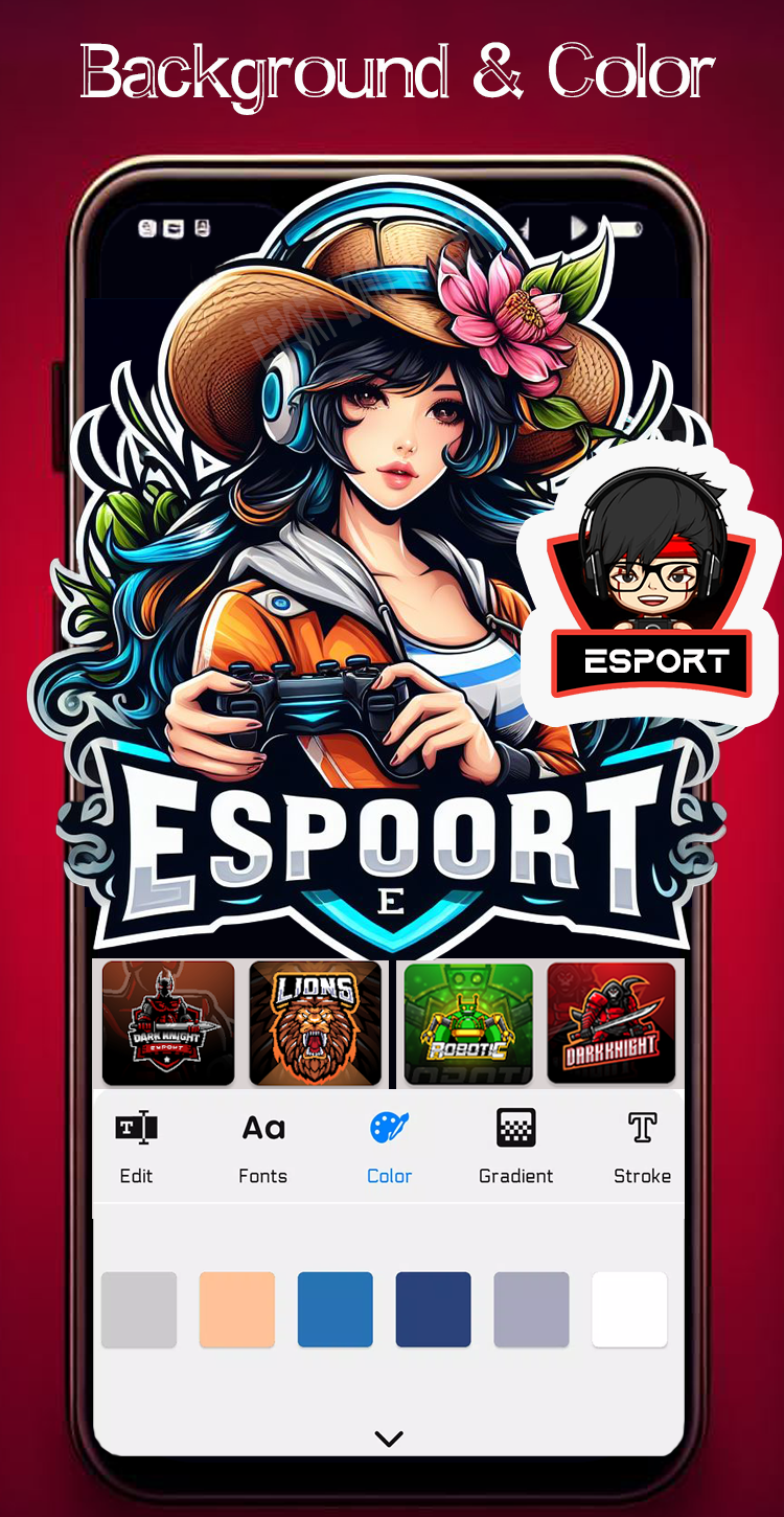 اسکرین شات 2 برنامه Esports Gaming Logo Maker