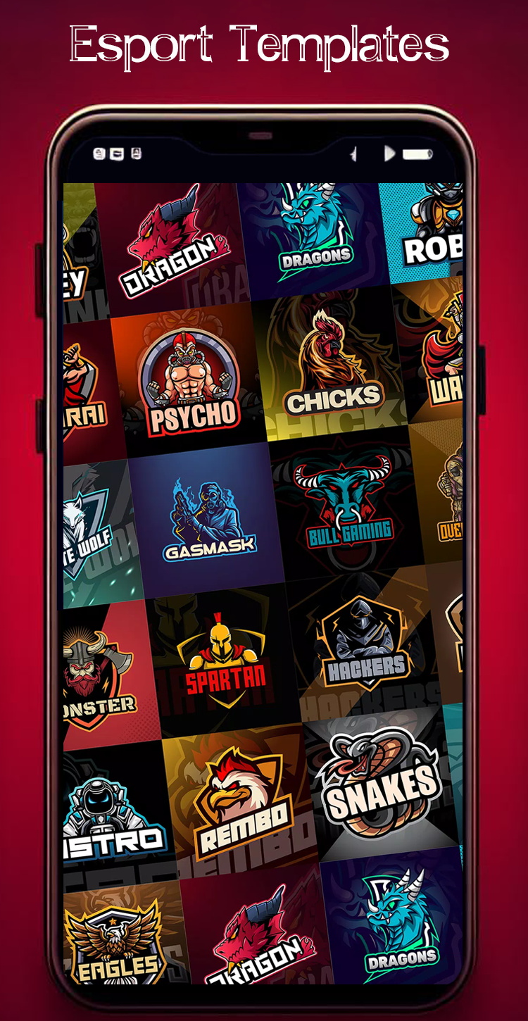 اسکرین شات 1 برنامه Esports Gaming Logo Maker