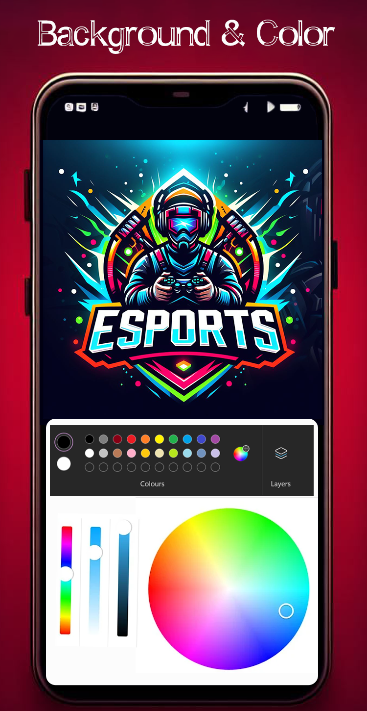 اسکرین شات 4 برنامه Esports Gaming Logo Maker