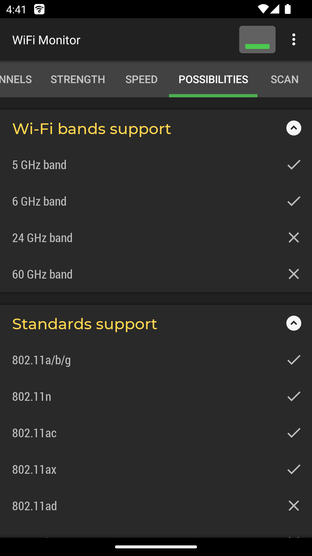 اسکرین شات 4 برنامه WiFi Monitor: network analyzer