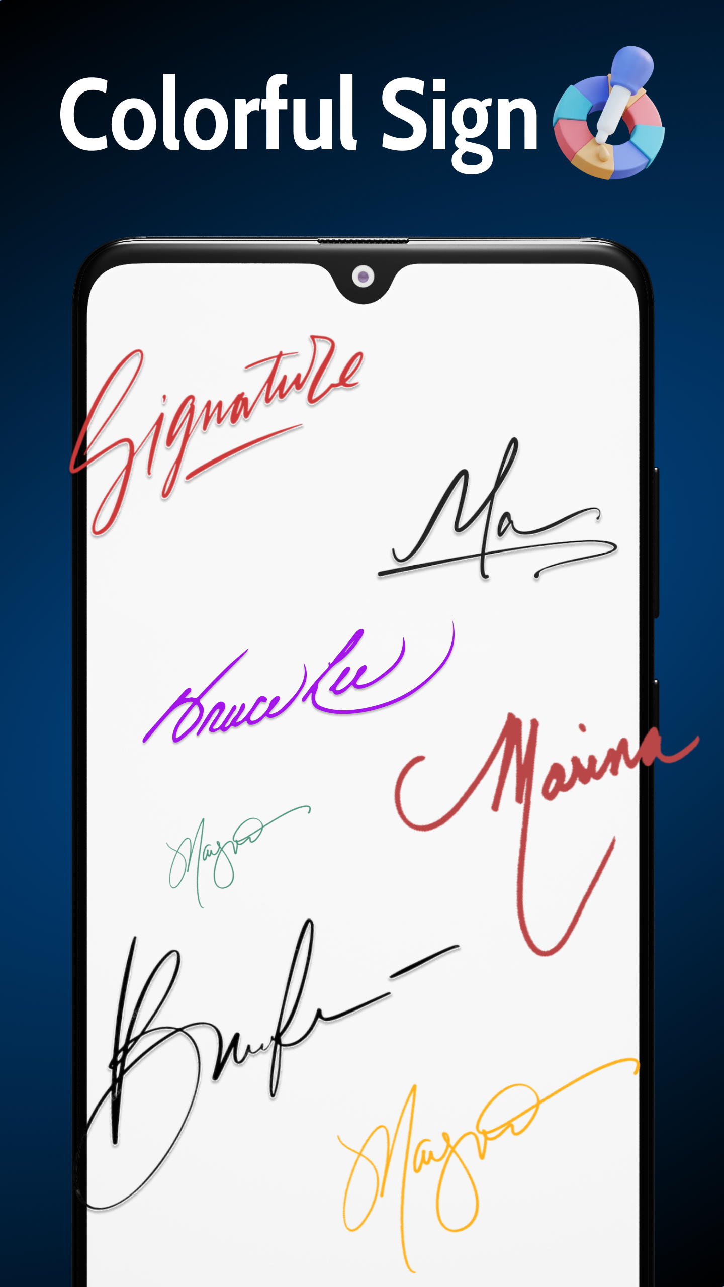 اسکرین شات 6 برنامه Signature Maker: Sign Creator