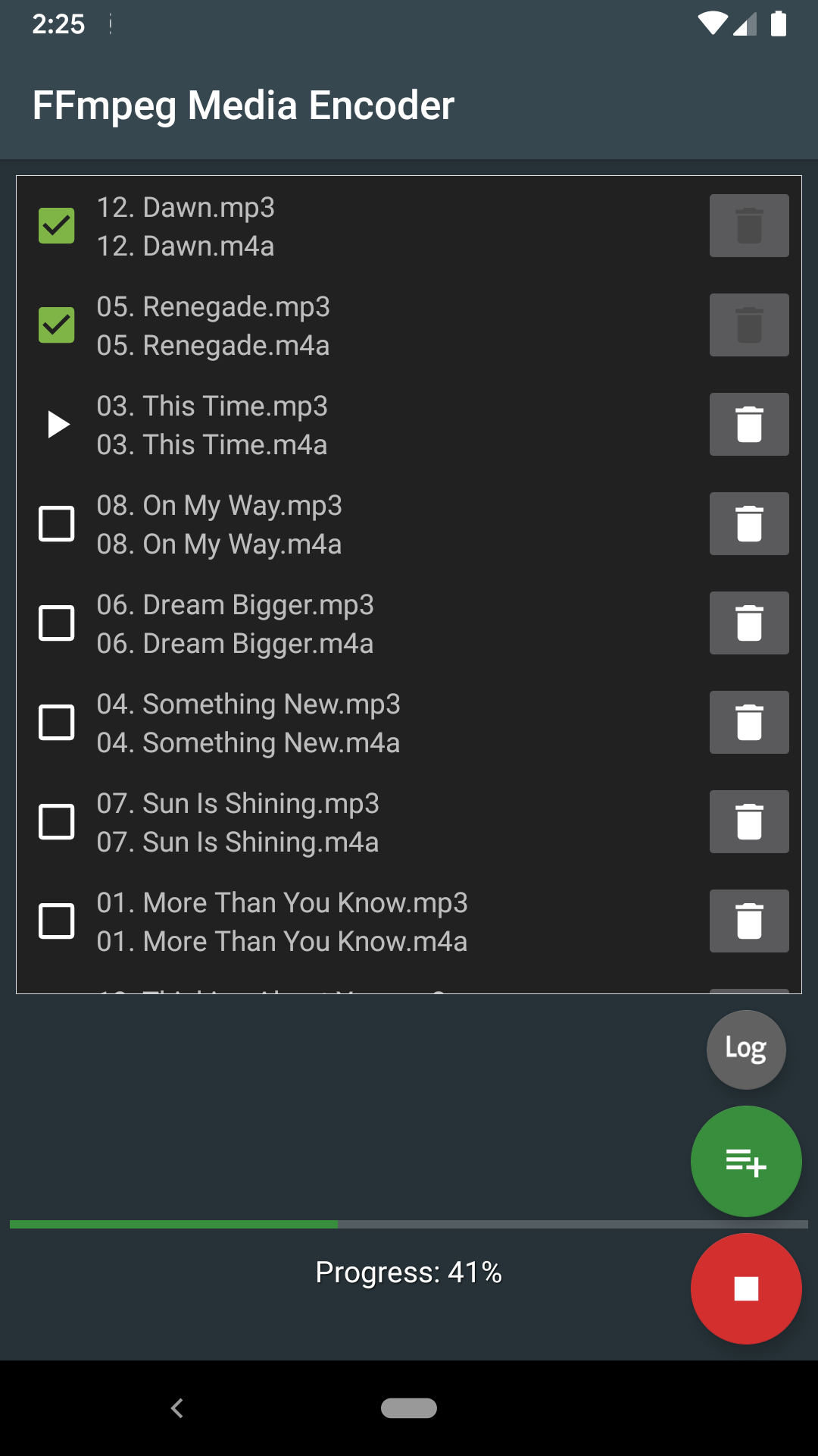 اسکرین شات 2 برنامه FFmpeg Media Encoder
