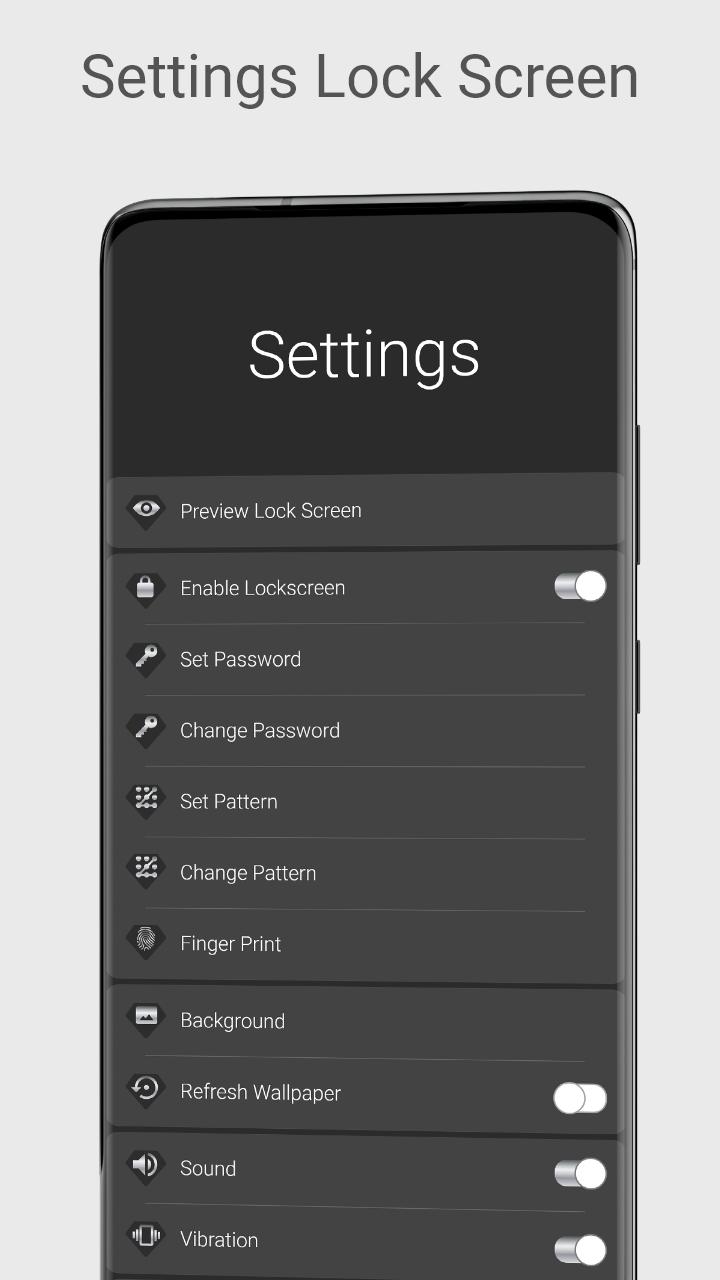 اسکرین شات 5 برنامه Diamond Lock Screen