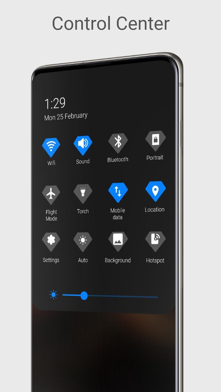 اسکرین شات 2 برنامه Diamond Lock Screen