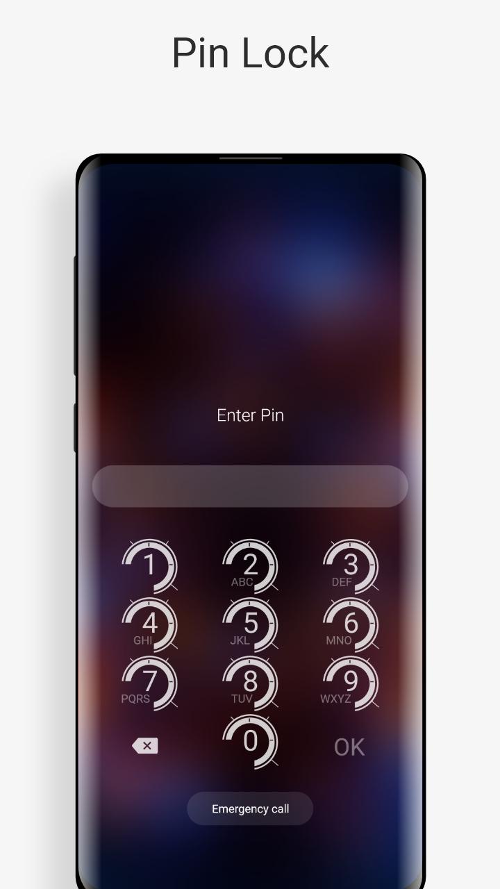 اسکرین شات 3 برنامه Modern Style Lockscreen