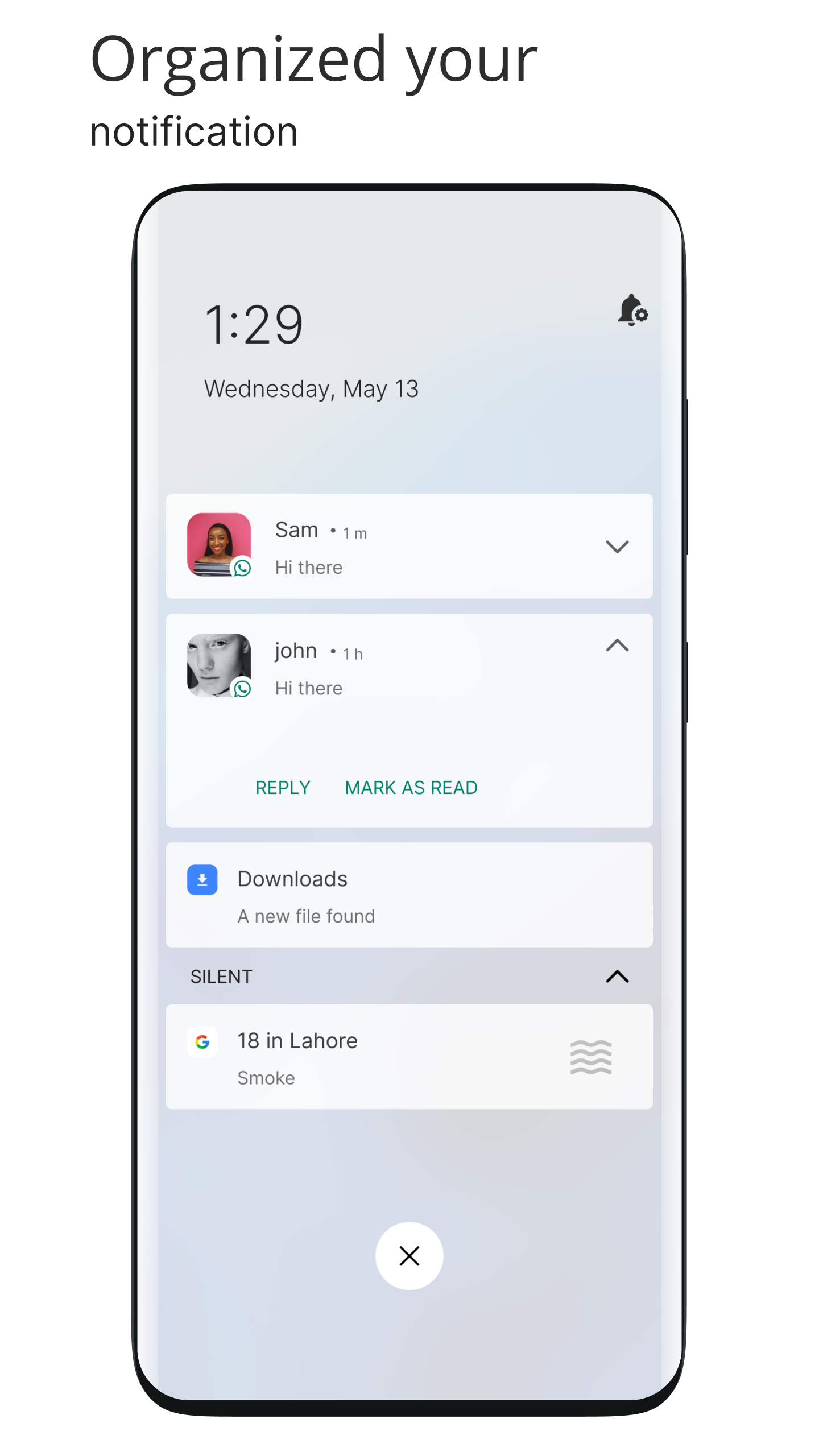 اسکرین شات 2 برنامه Win 11 Style lock screen