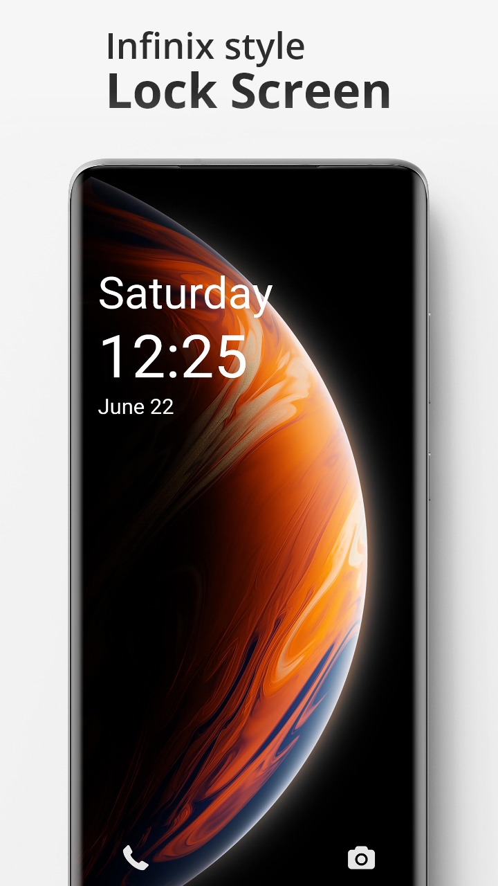 اسکرین شات 5 برنامه Infinix Style Lock Screen