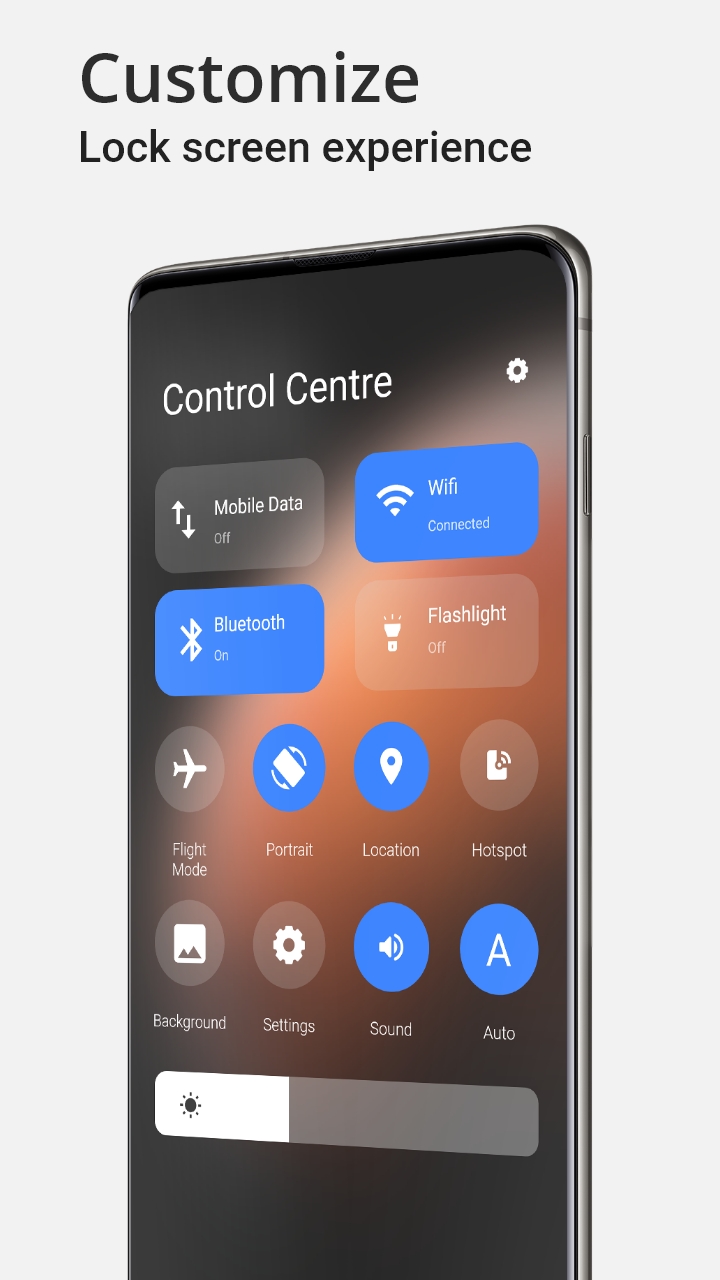 اسکرین شات 2 برنامه Modern Mi style Lock Screen