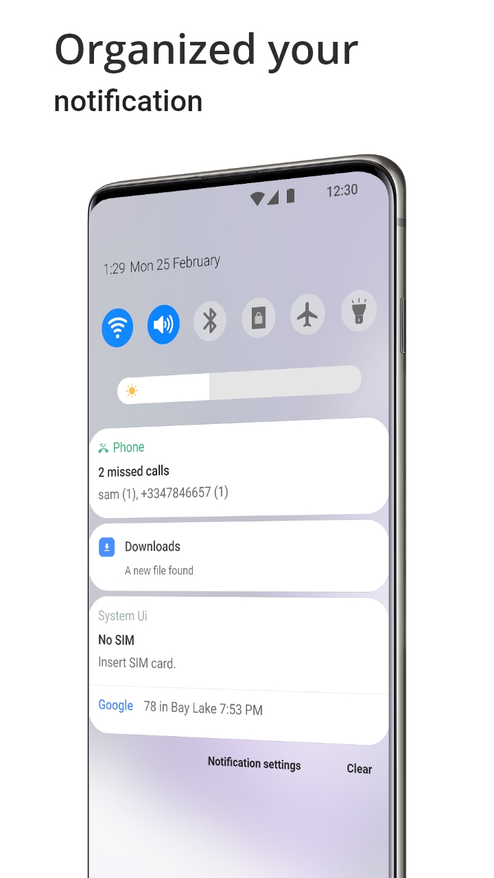 اسکرین شات 3 برنامه Lock Screen Note 20 Style