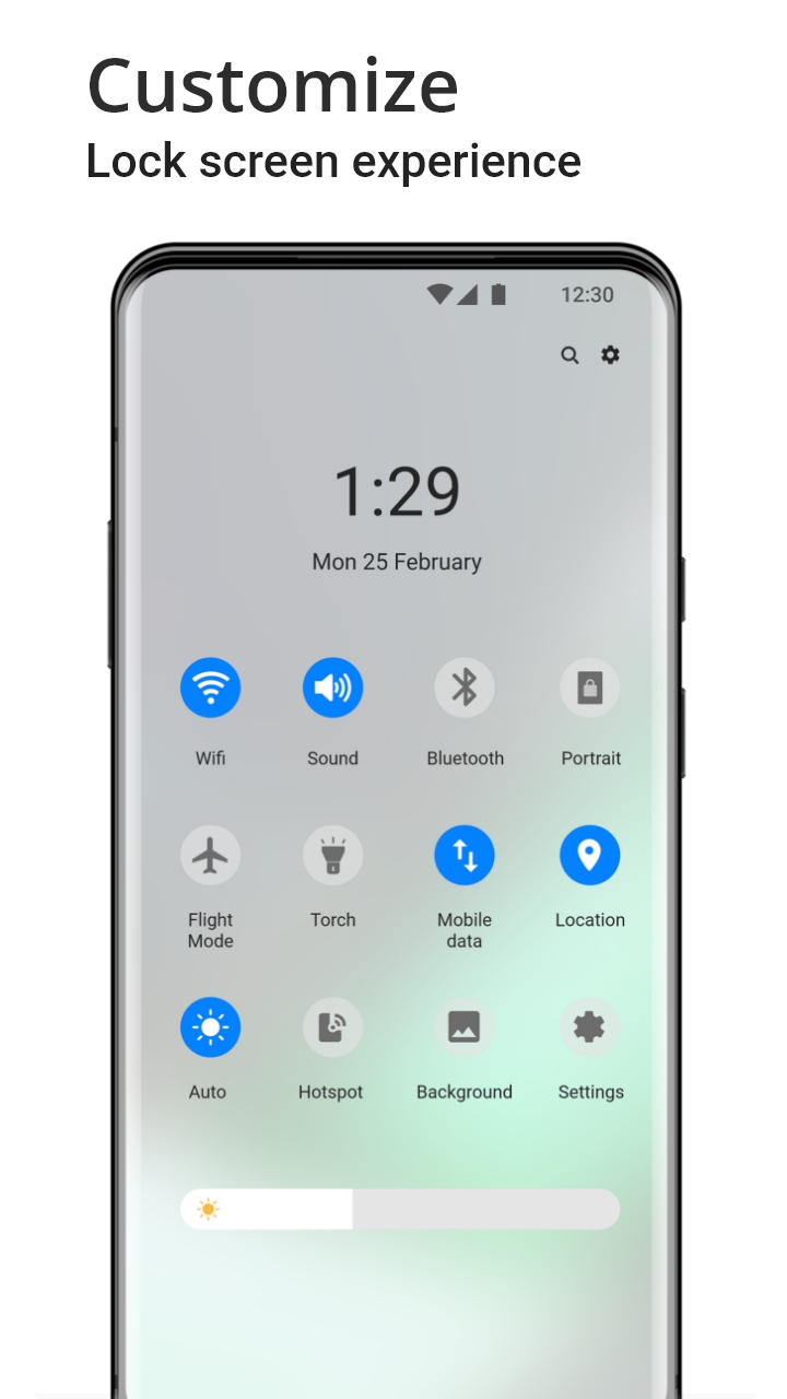اسکرین شات 2 برنامه Lock Screen Note 20 Style