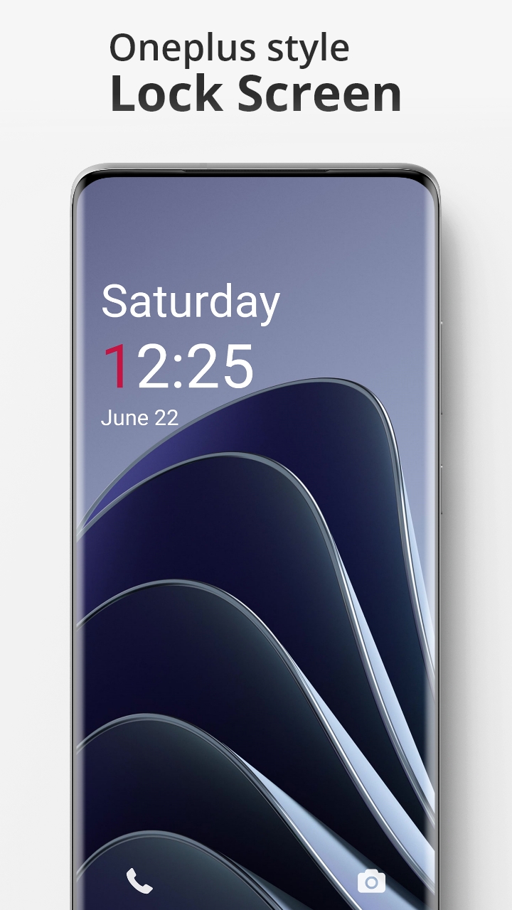 اسکرین شات 1 برنامه Locks Screen OnePlus Style