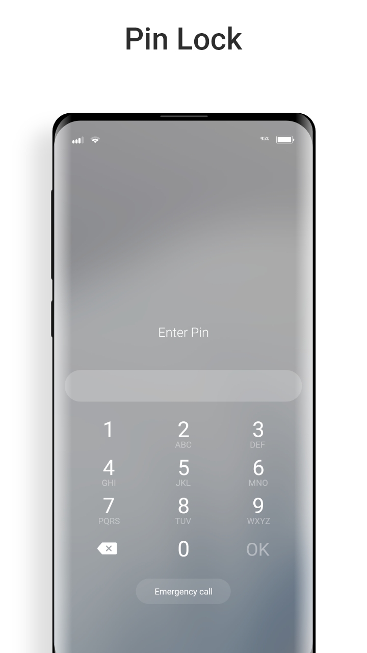 اسکرین شات 4 برنامه Locks Screen OnePlus Style