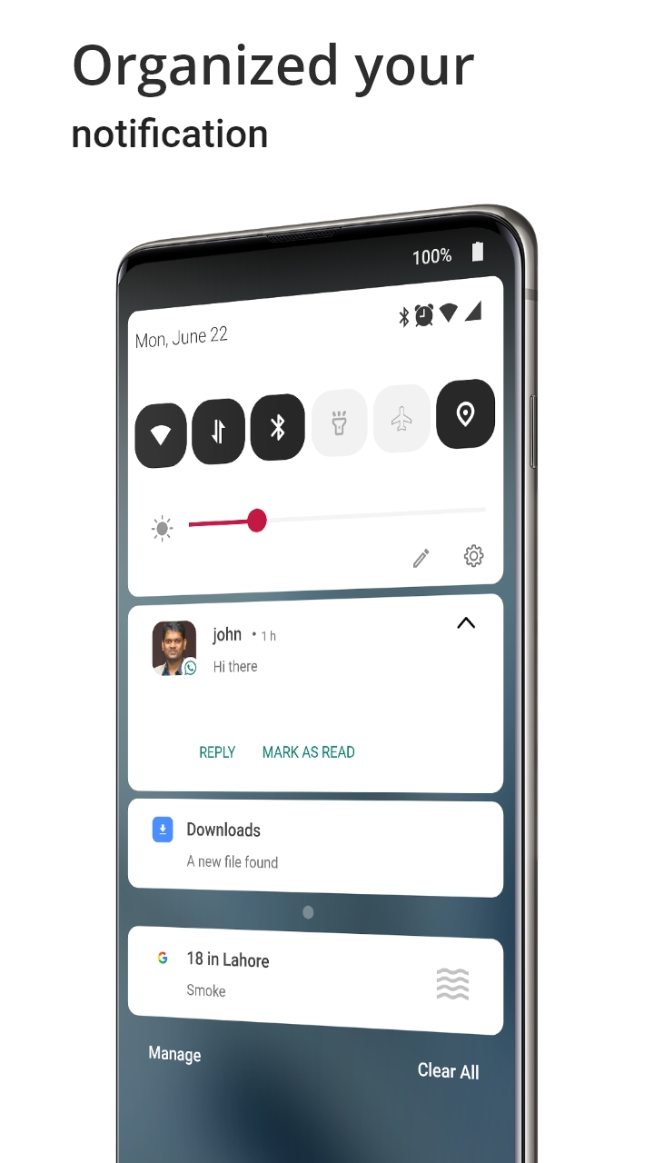 اسکرین شات 3 برنامه Locks Screen OnePlus Style
