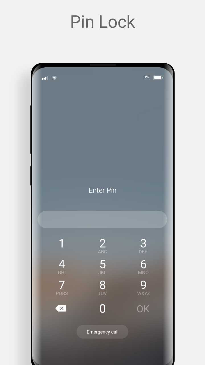اسکرین شات 3 برنامه Lock Screen For Android 12 Sty
