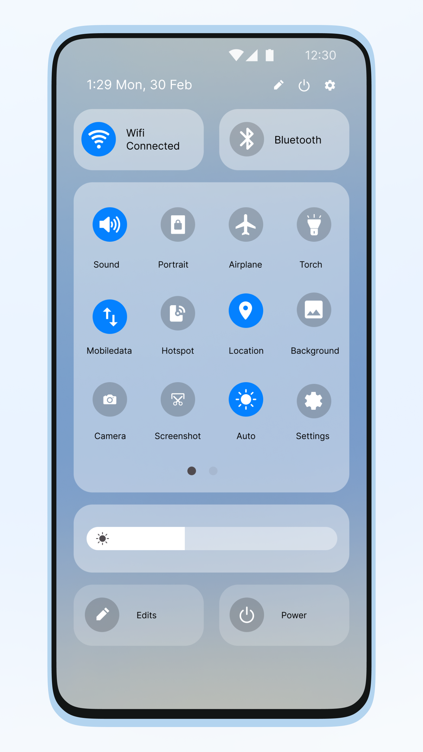 اسکرین شات 2 برنامه Lock Screen S25 Style