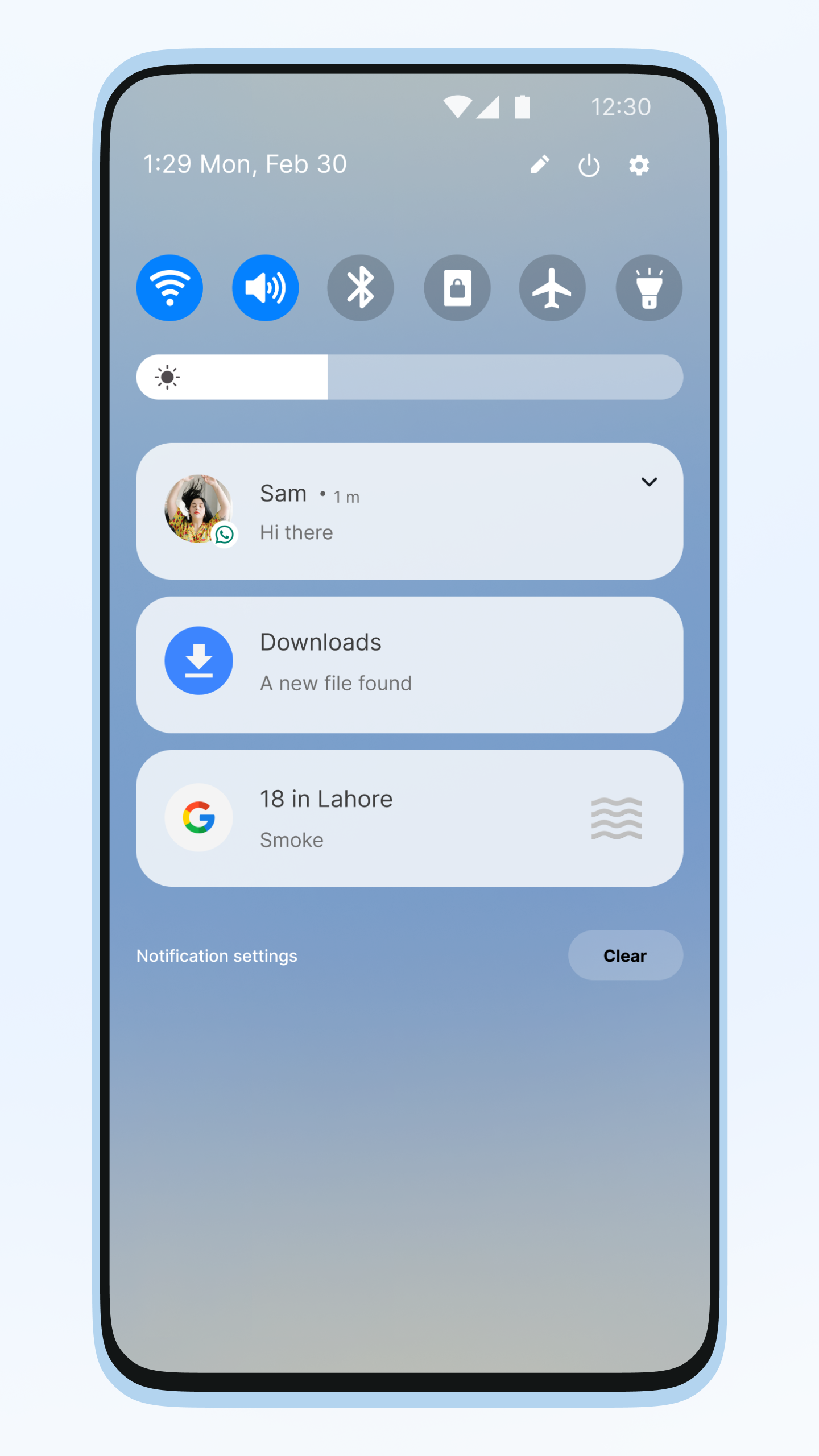 اسکرین شات 3 برنامه Lock Screen S25 Style