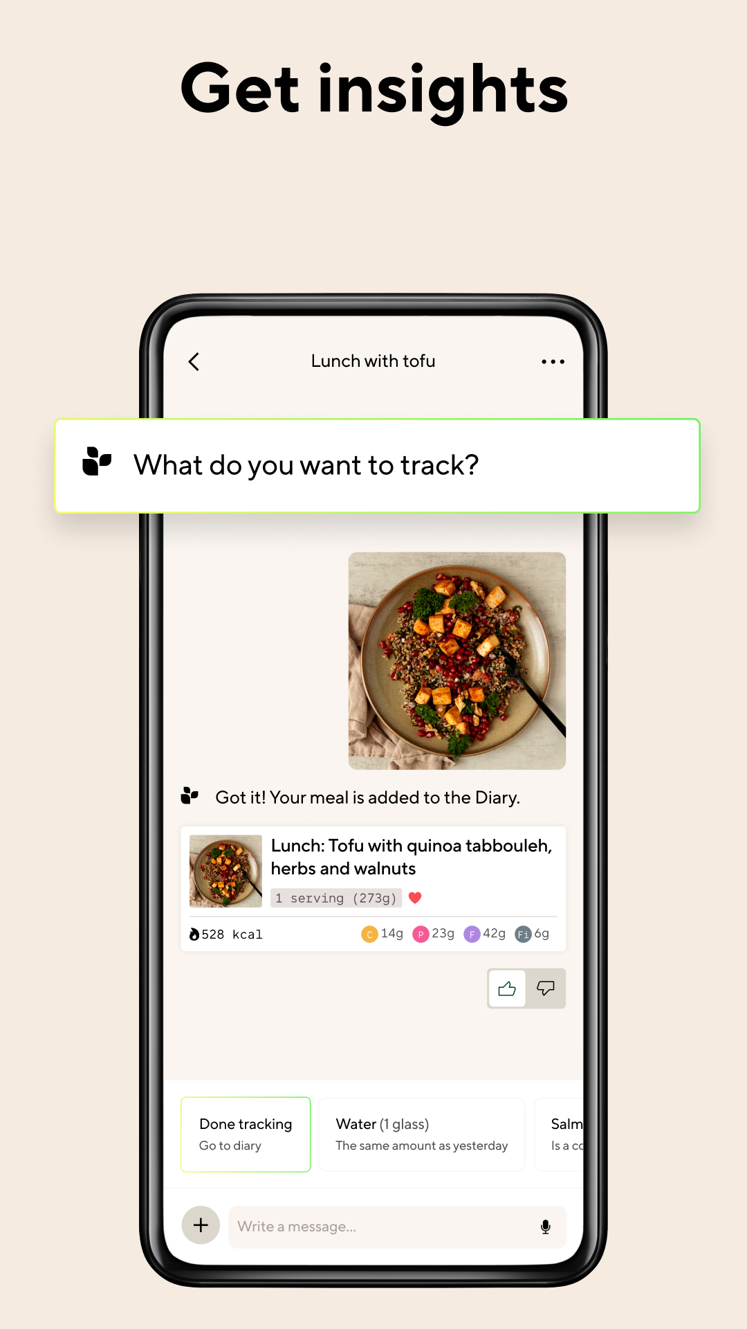 اسکرین شات 4 برنامه Lifesum: AI Calorie Tracker