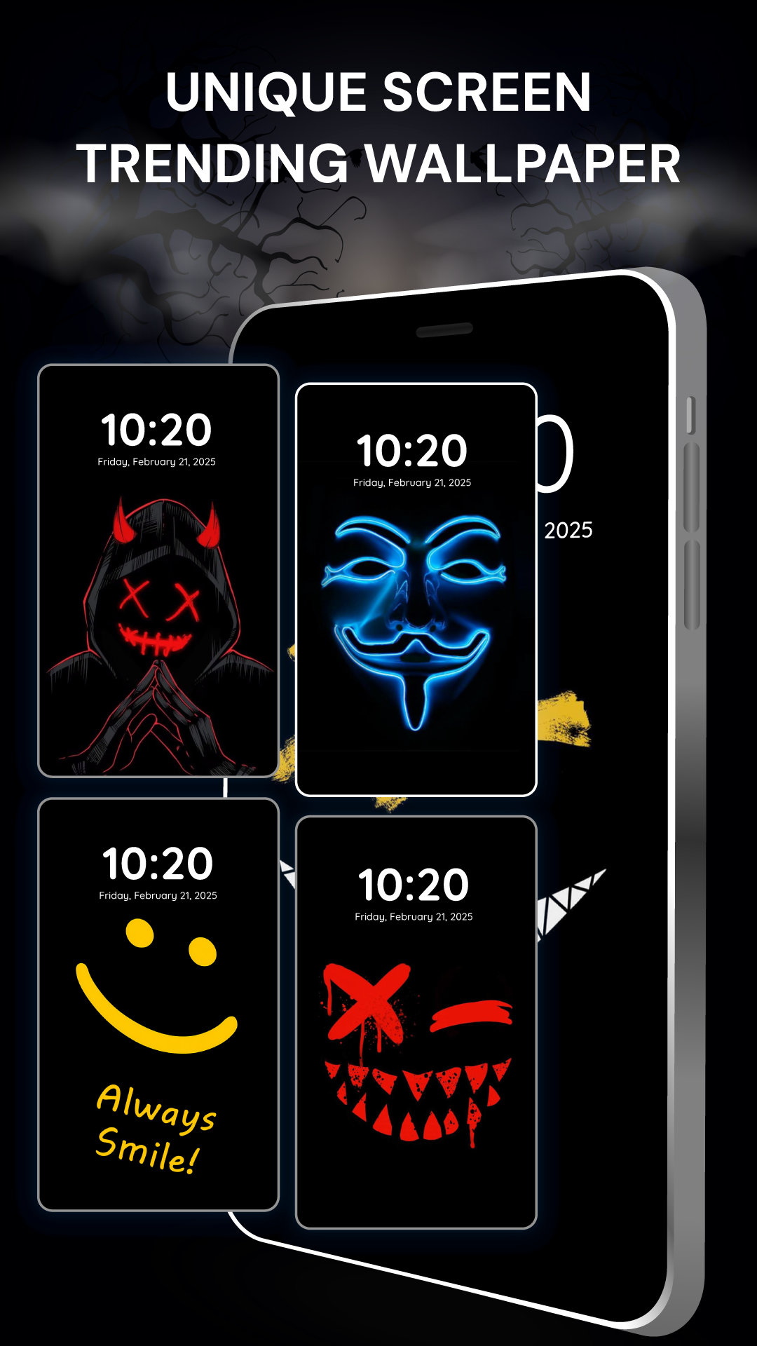 اسکرین شات 8 برنامه Silly Smile Live Wallpaper 4K