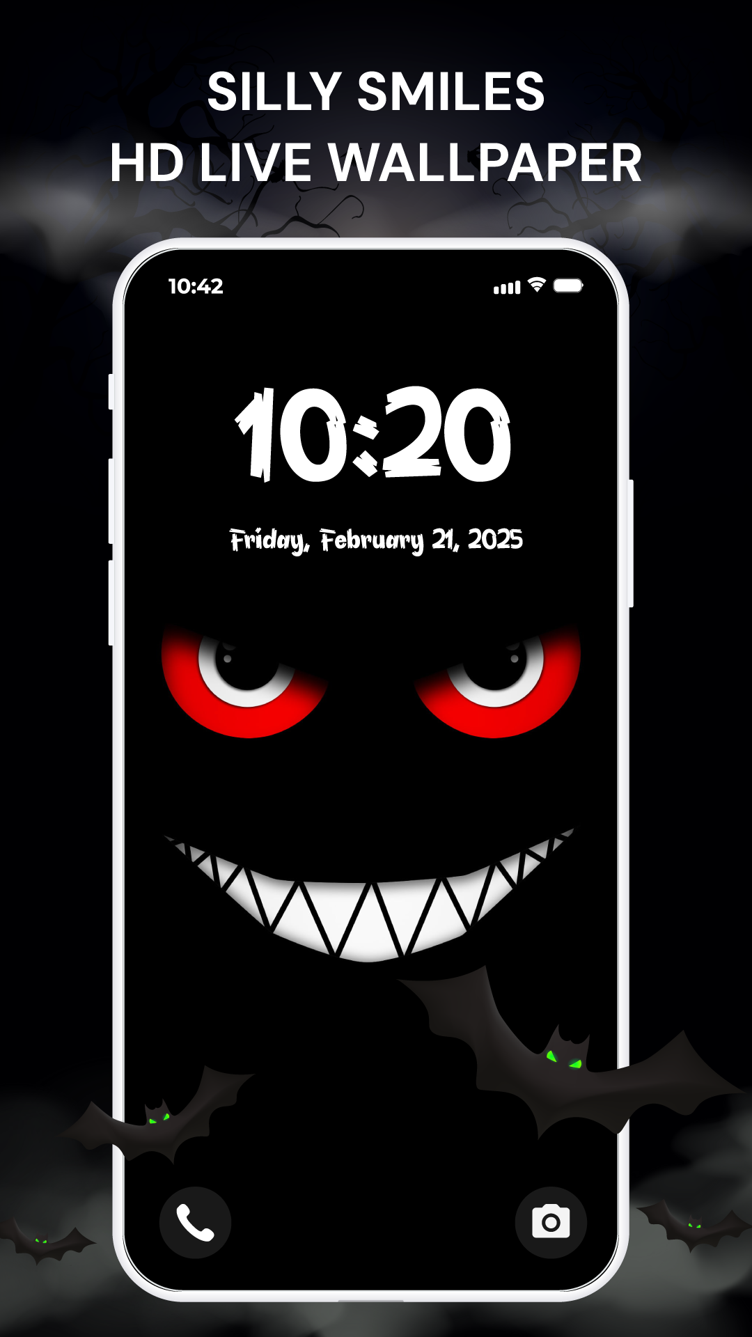 اسکرین شات 3 برنامه Silly Smile Live Wallpaper 4K