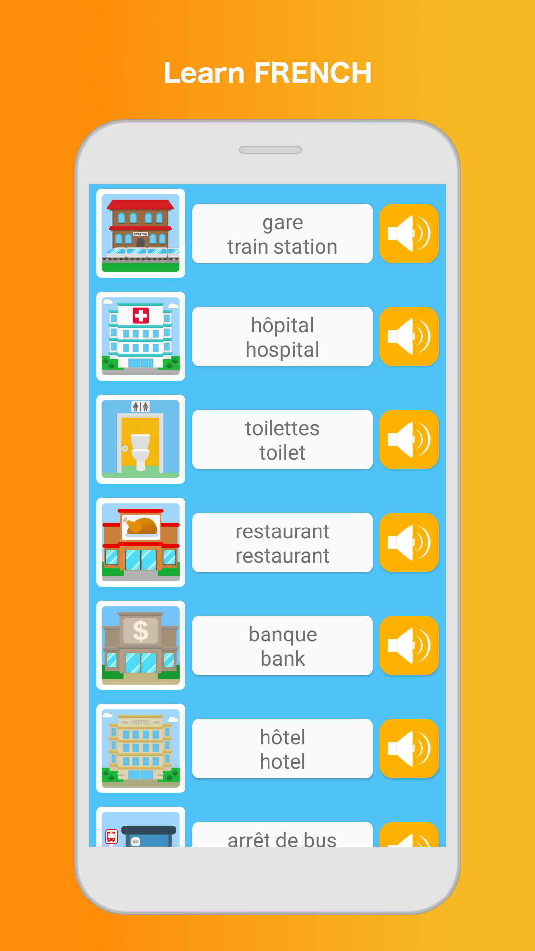 اسکرین شات 2 برنامه Learn French Language