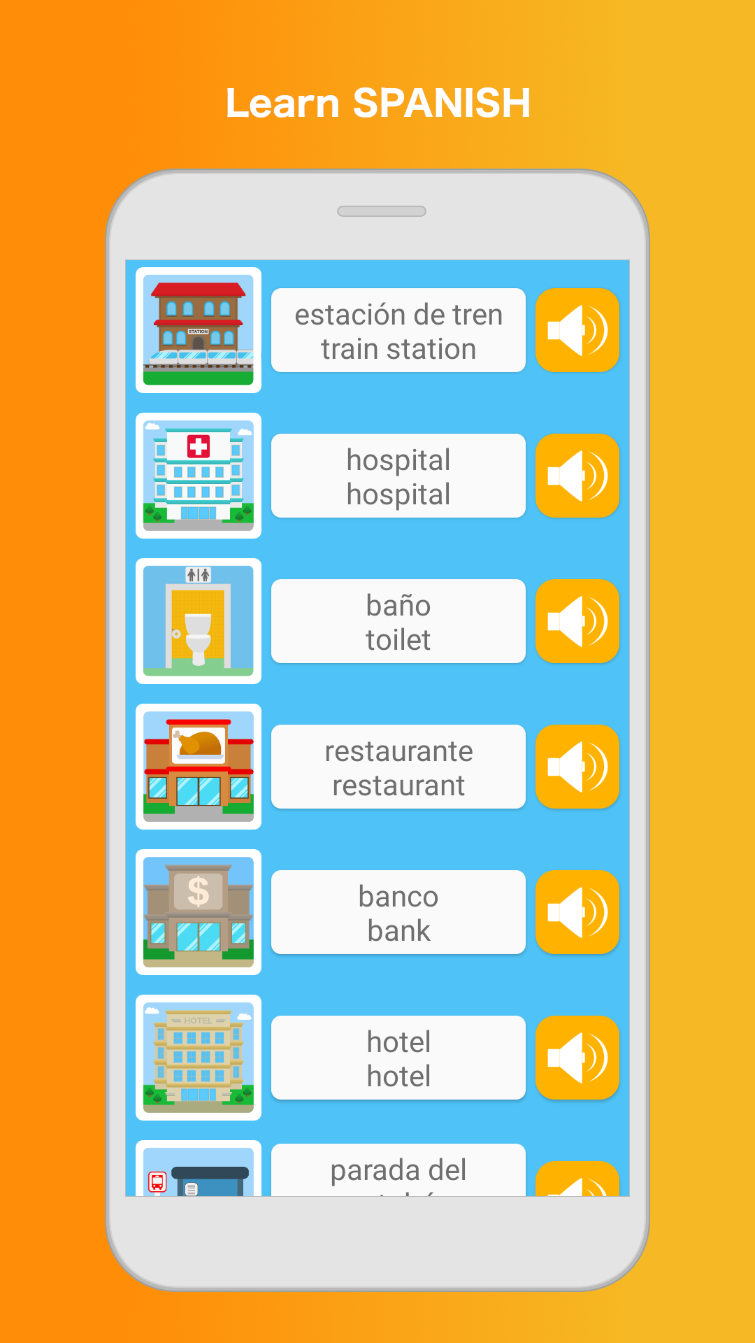 اسکرین شات 2 برنامه Learn Spanish Language