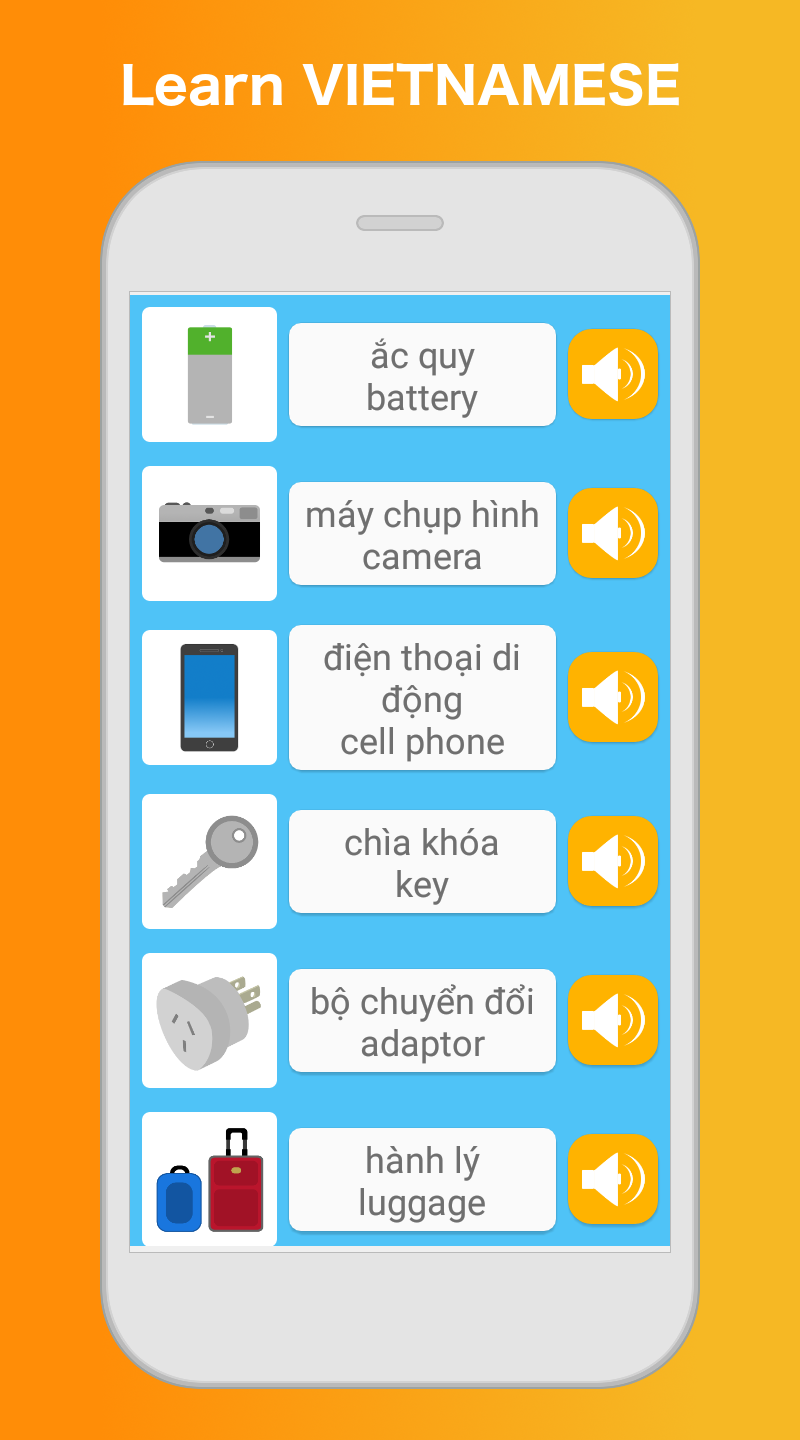 اسکرین شات 3 برنامه Learn Vietnamese Language