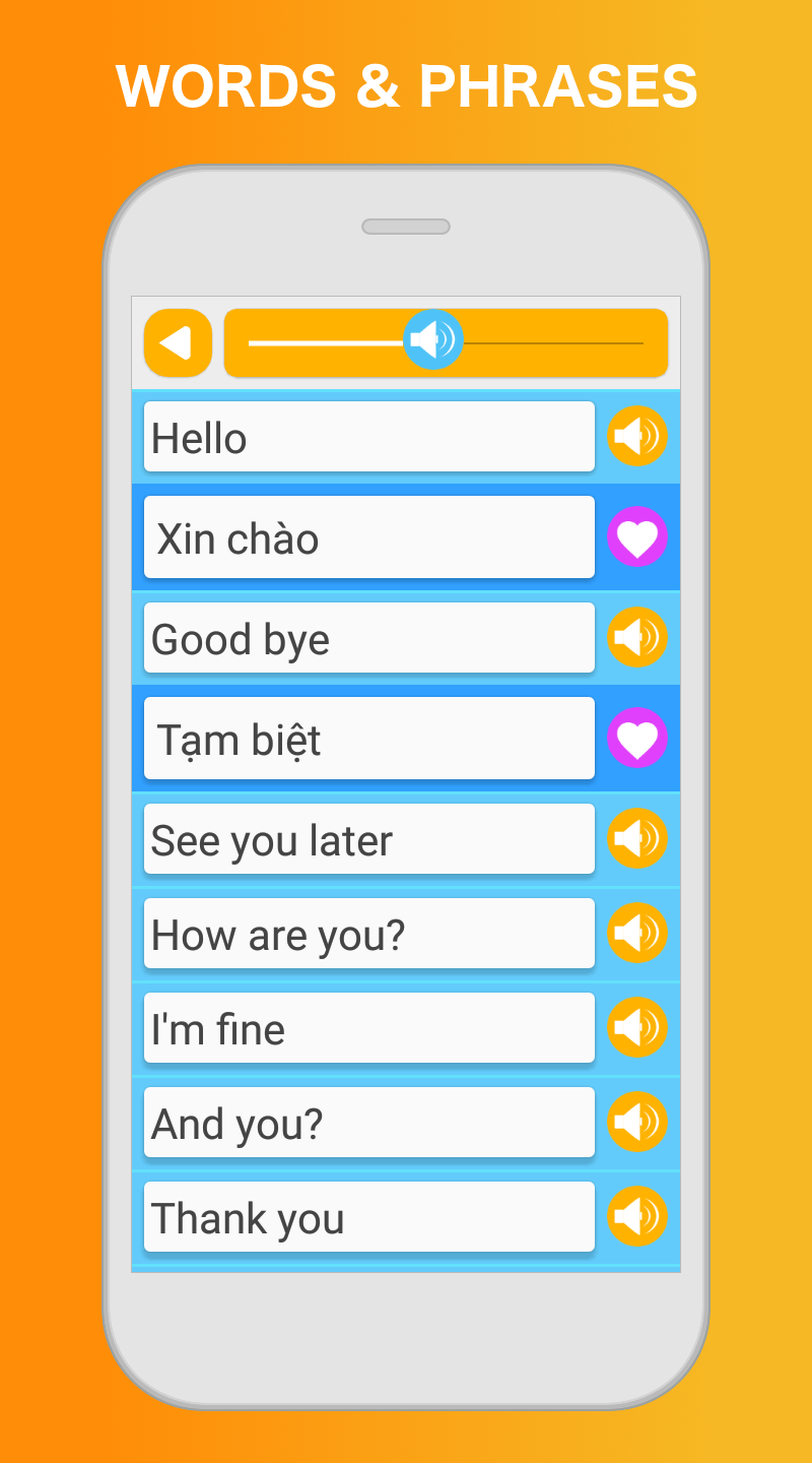 اسکرین شات 2 برنامه Learn Vietnamese Language