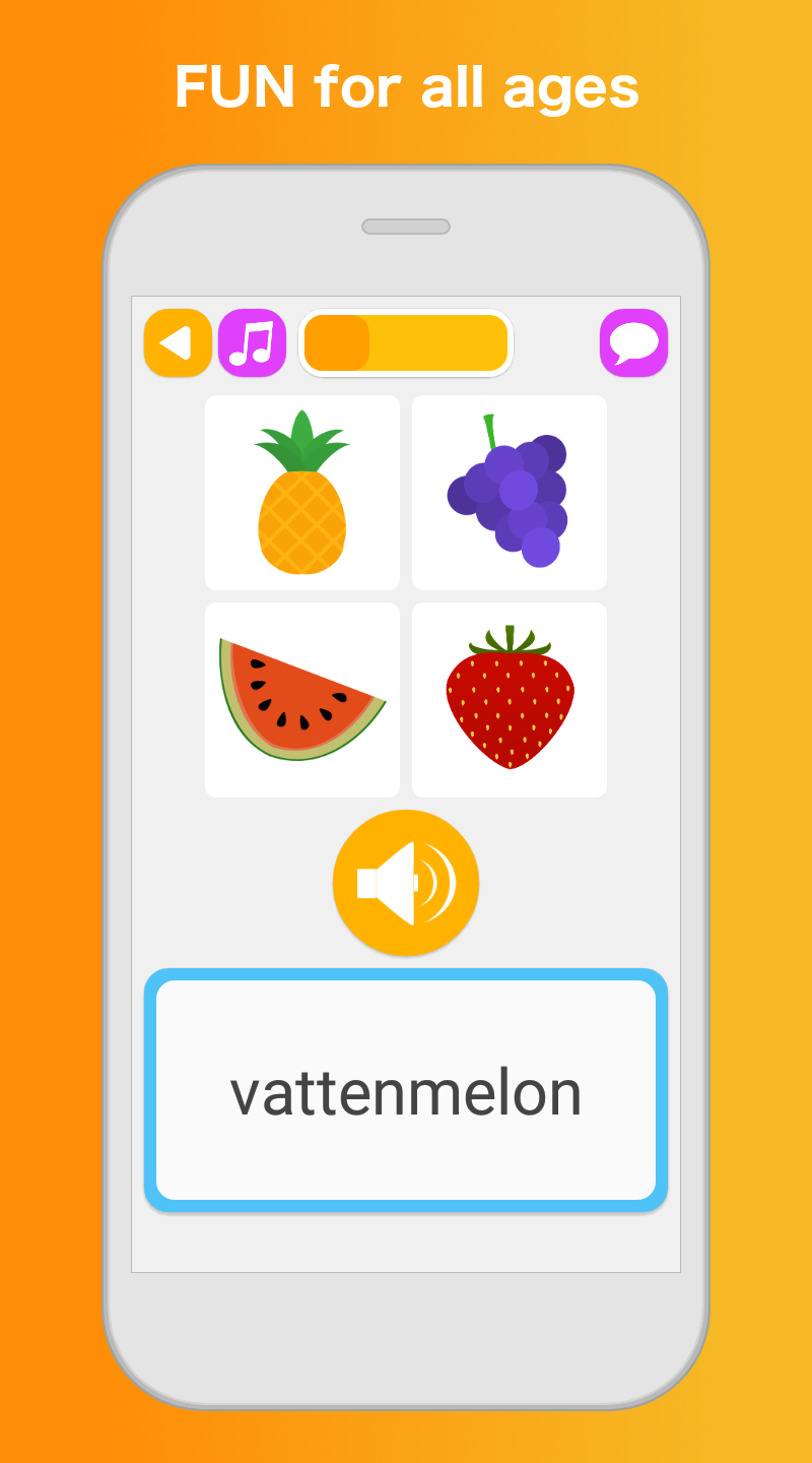 اسکرین شات 1 برنامه Learn Swedish Language