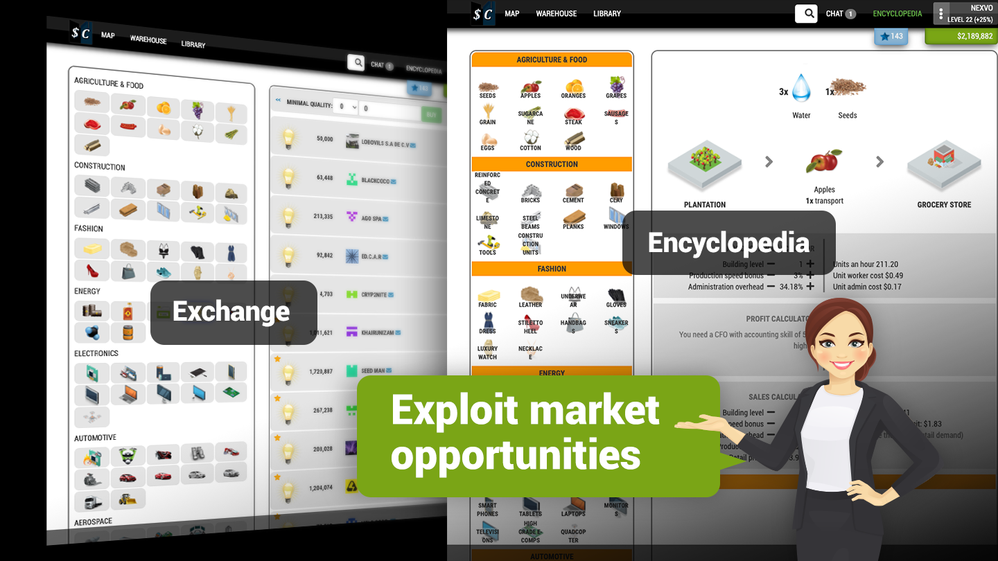 اسکرین شات 3 بازی Sim Companies
