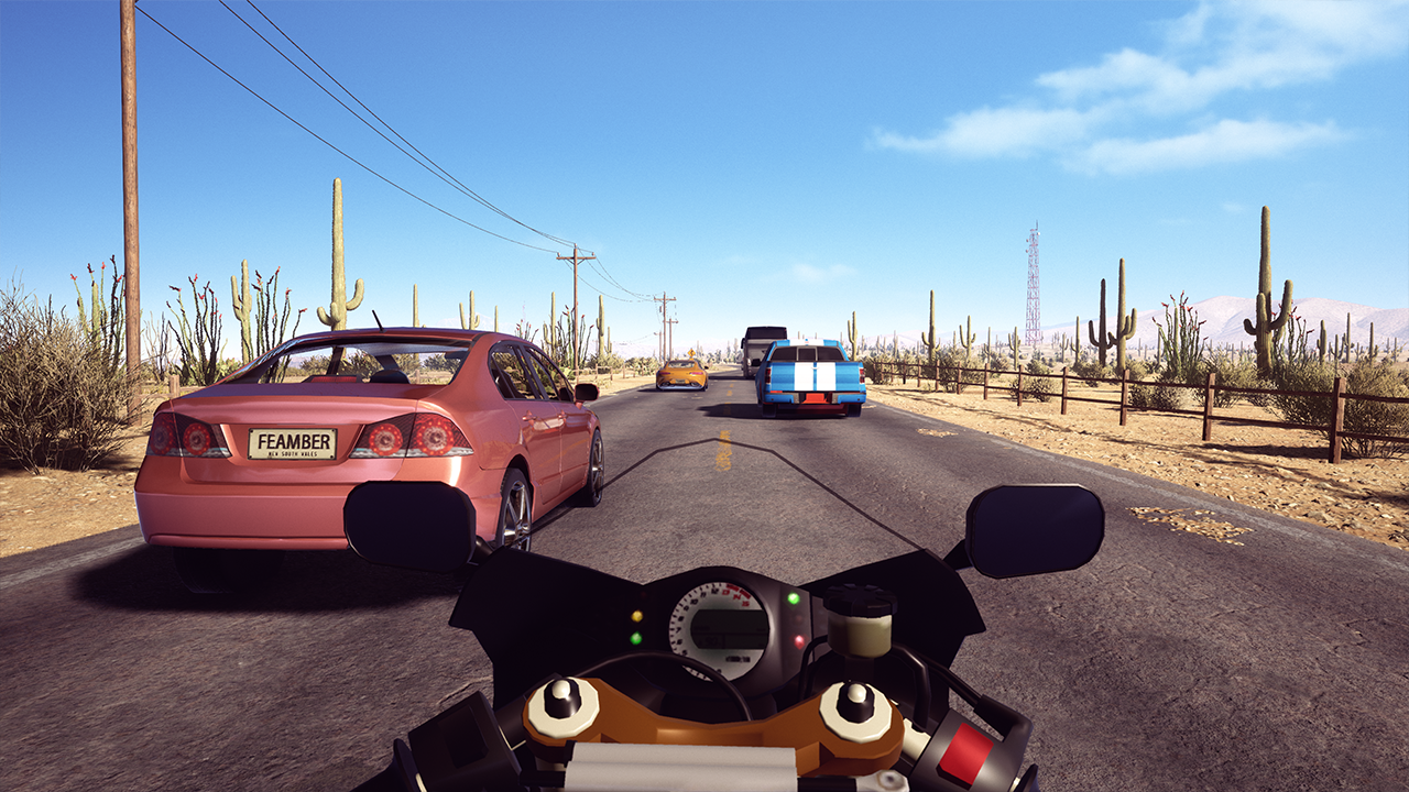 اسکرین شات 3 بازی Traffic Fever-Moto