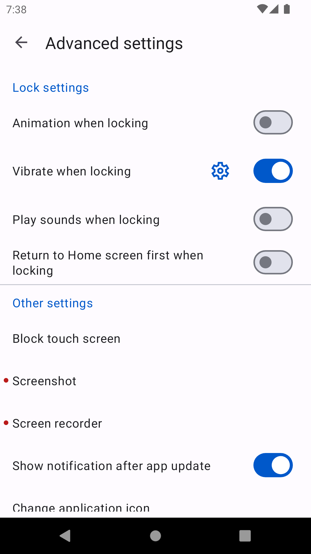 اسکرین شات 7 برنامه Floating Button:AssistiveTouch