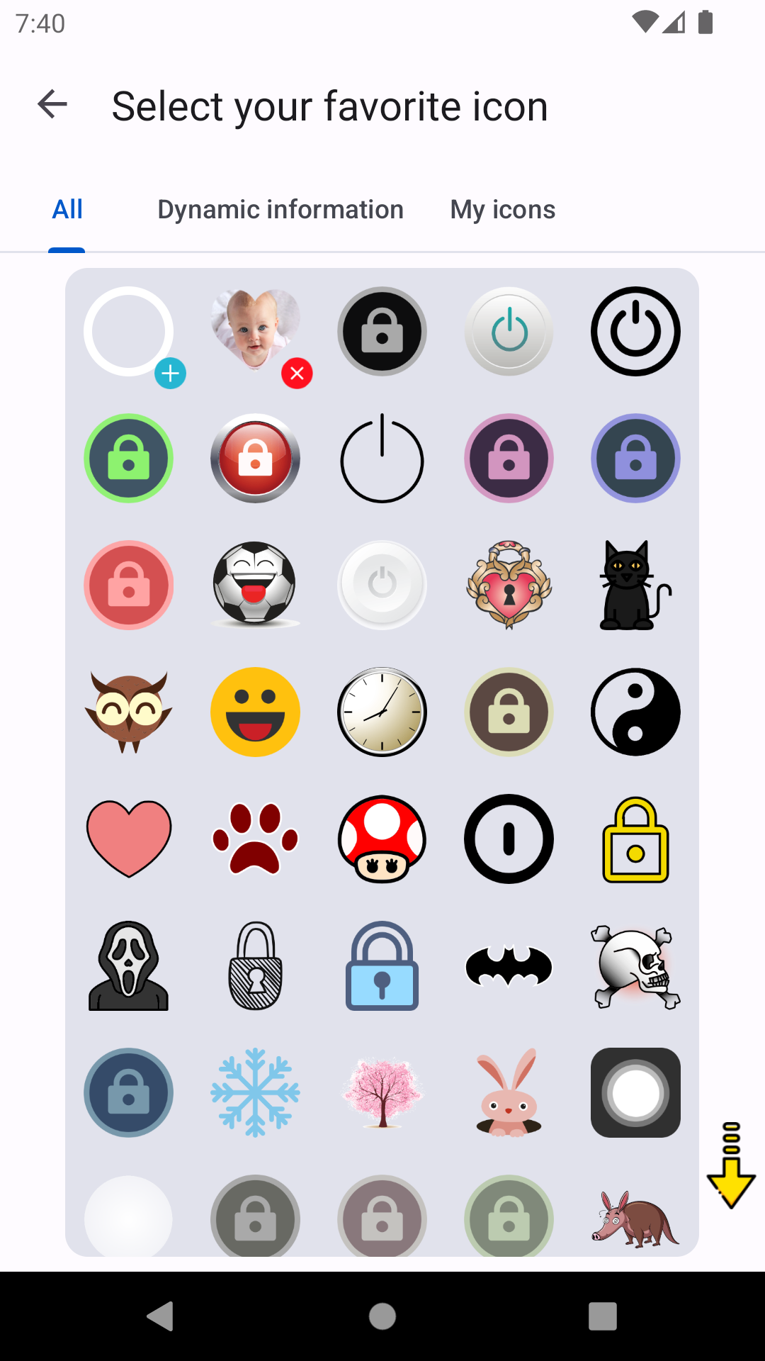 اسکرین شات 3 برنامه Screen Lock : turn off screen