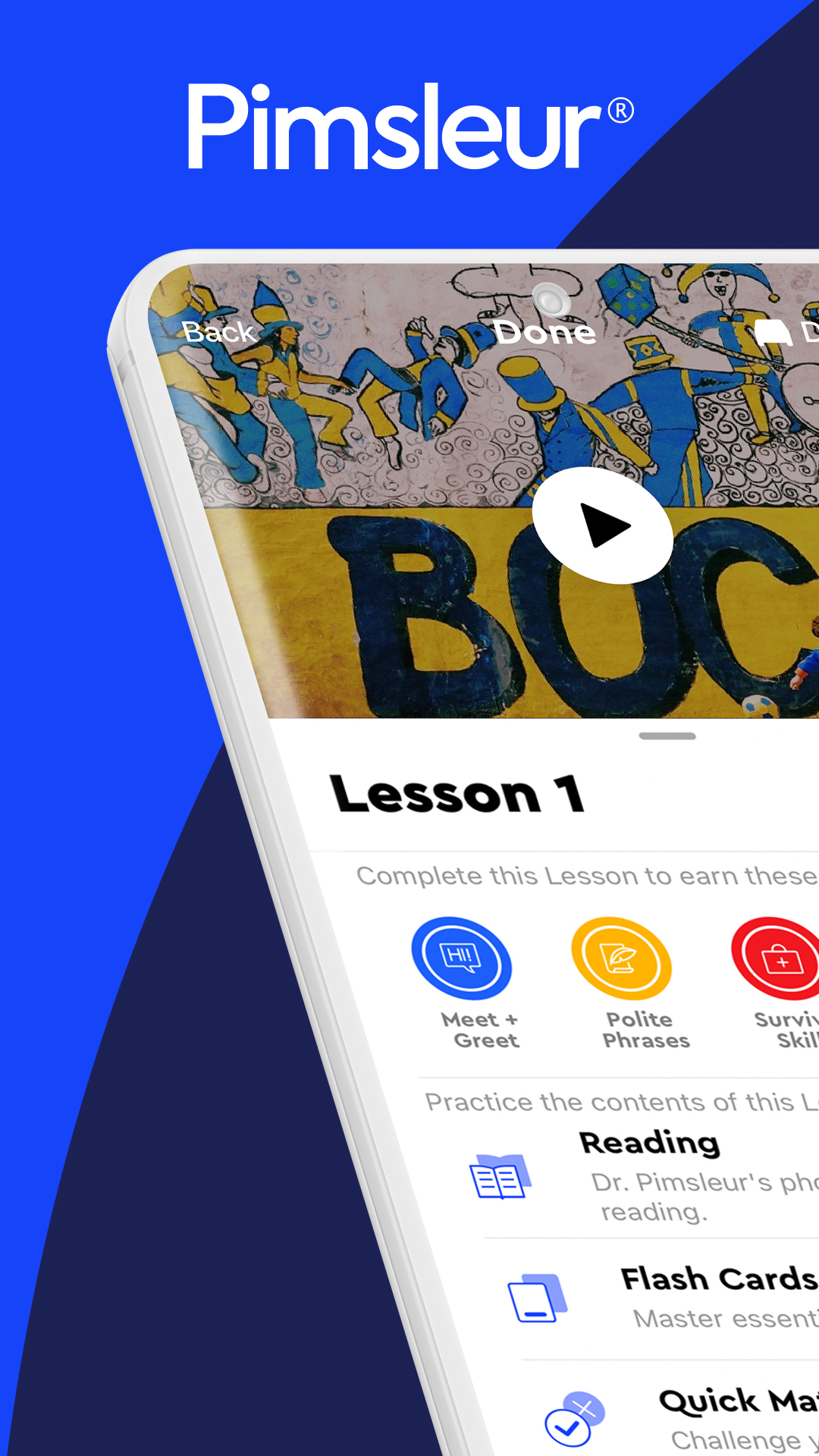 اسکرین شات 1 برنامه Language Learning | Pimsleur