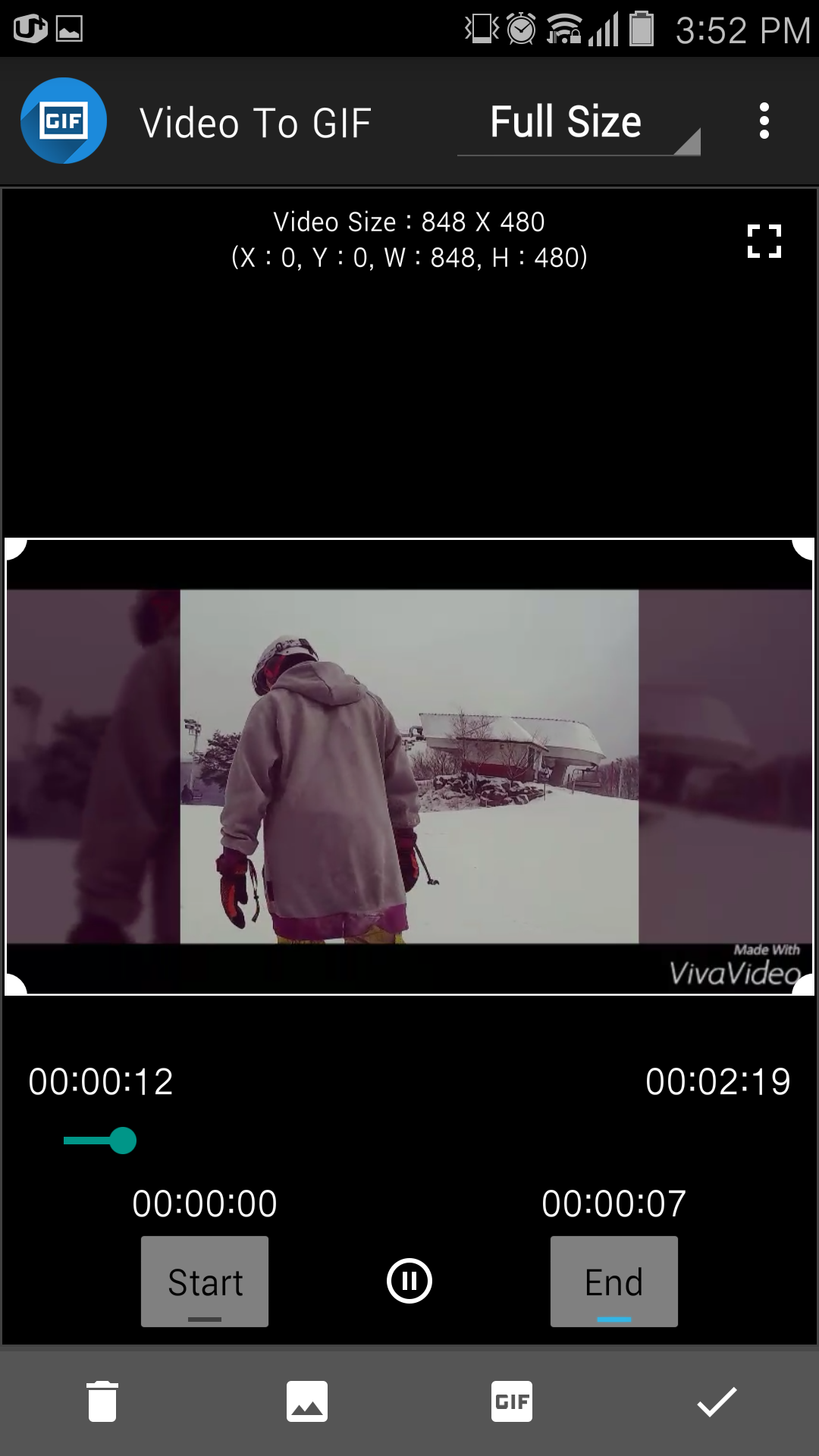اسکرین شات 2 برنامه Ultra-High Quality GIF Maker