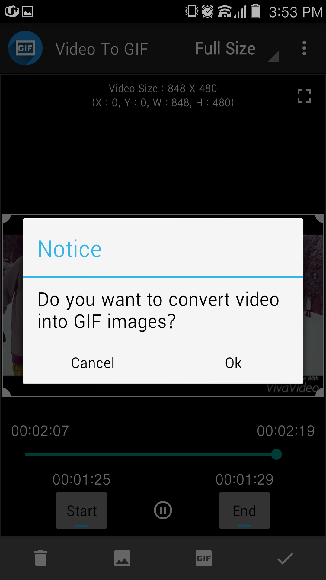 اسکرین شات 5 برنامه Ultra-High Quality GIF Maker