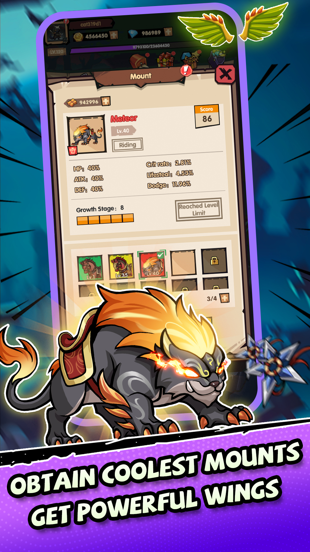 اسکرین شات 6 بازی Ninja Cat - Idle Arena