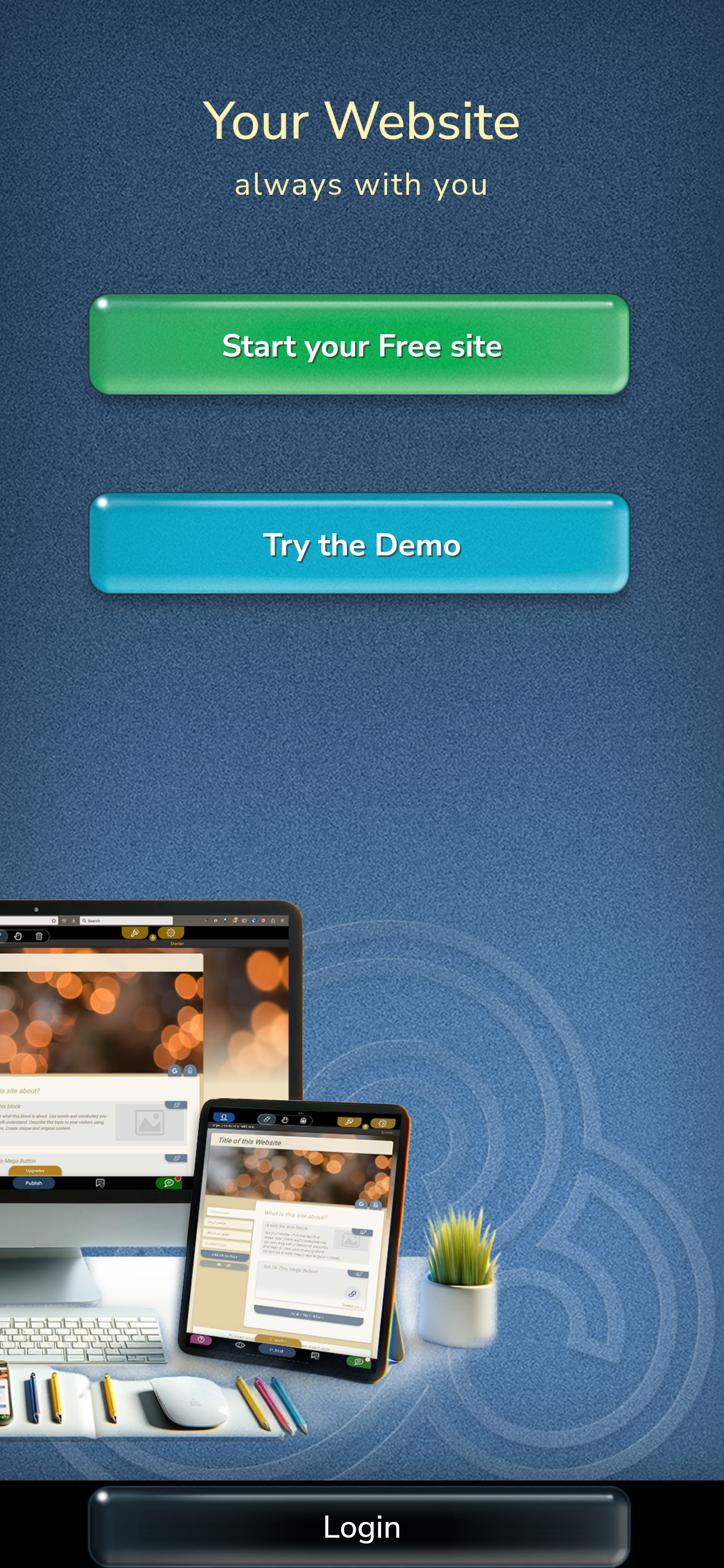 اسکرین شات 2 برنامه Website Builder for Android