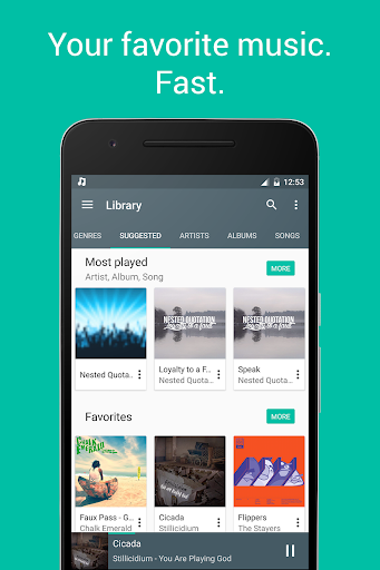 اسکرین شات 3 برنامه Shuttle+ Music Player