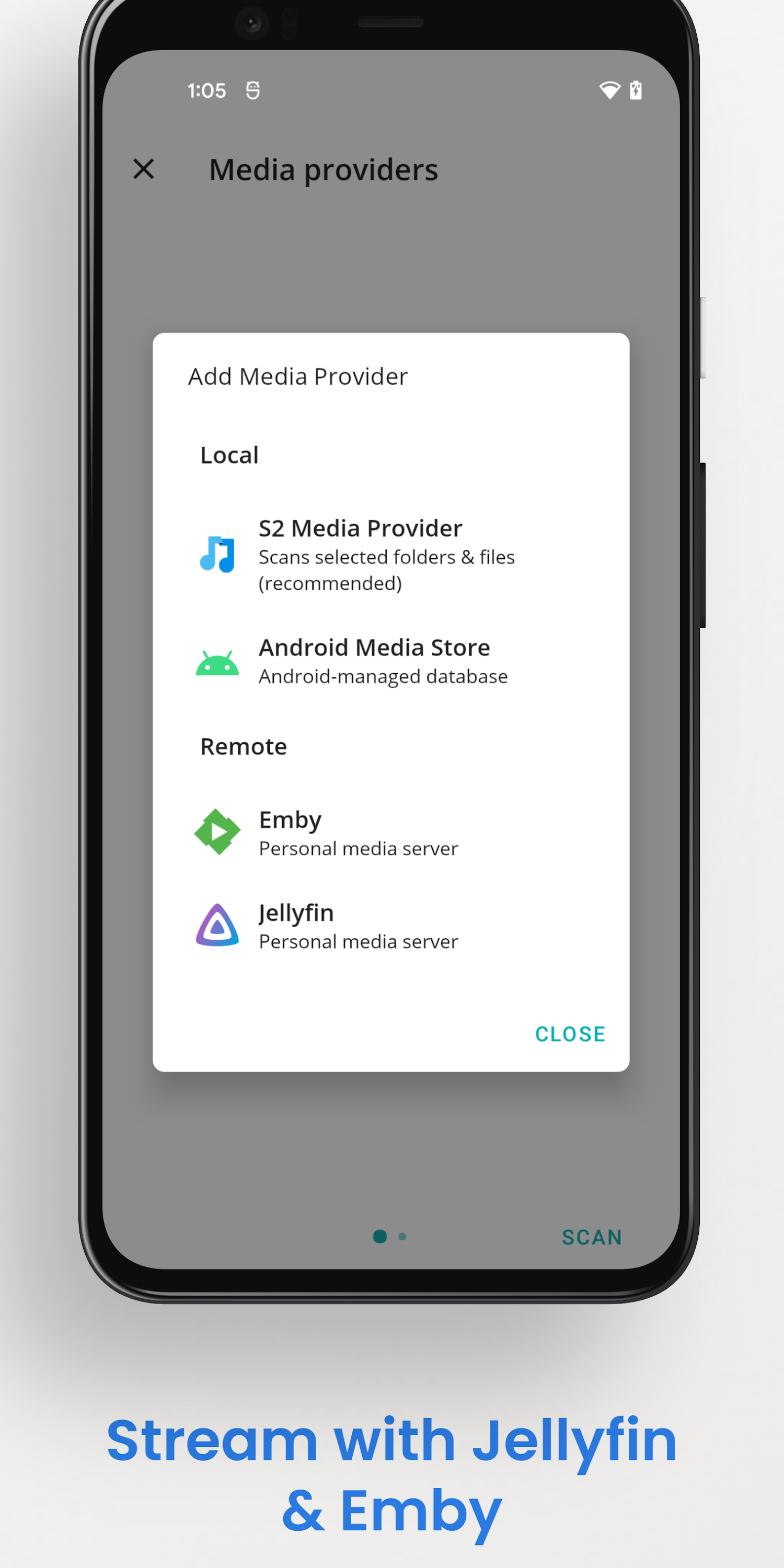 اسکرین شات 6 برنامه Shuttle Music Player