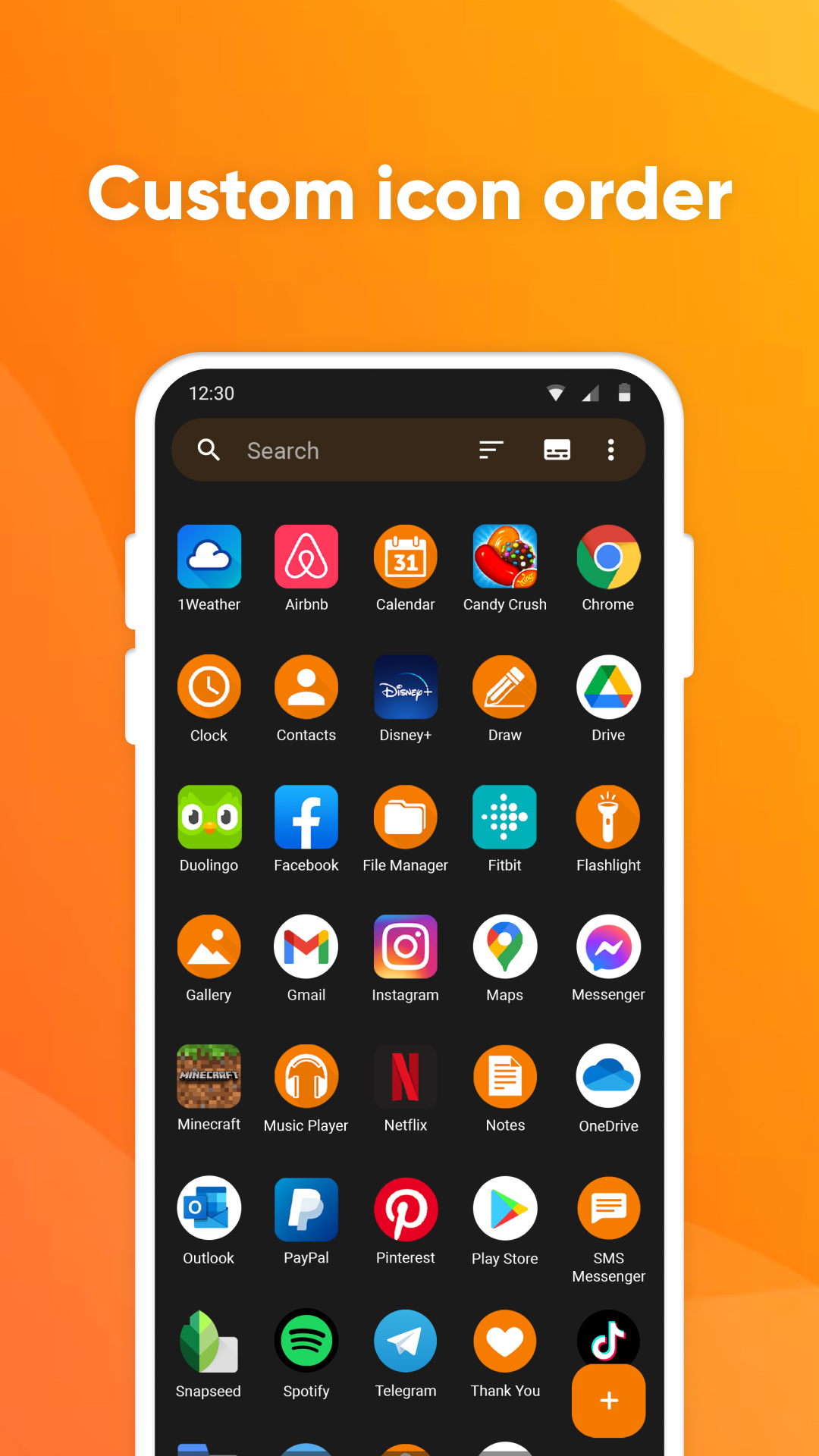 اسکرین شات 5 برنامه Simple App Launcher