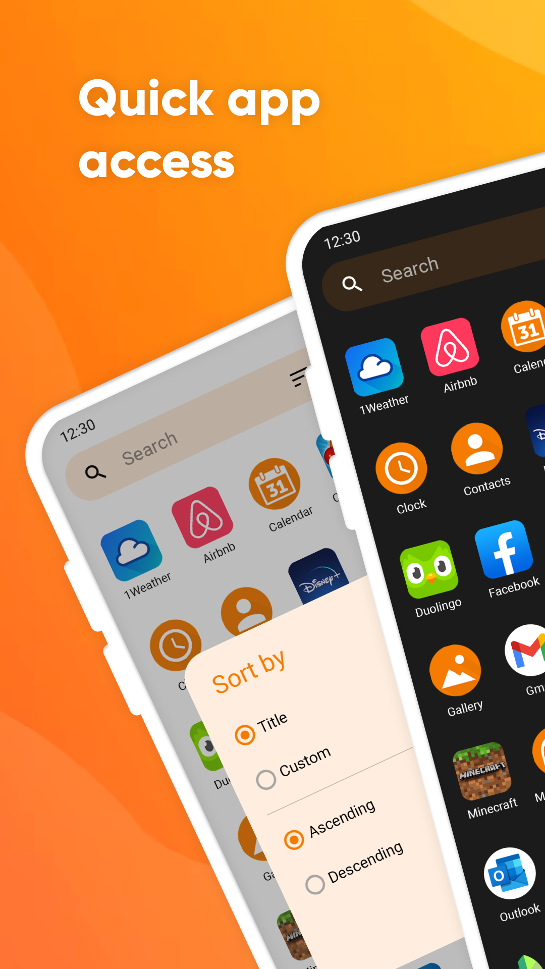 اسکرین شات 2 برنامه Simple App Launcher