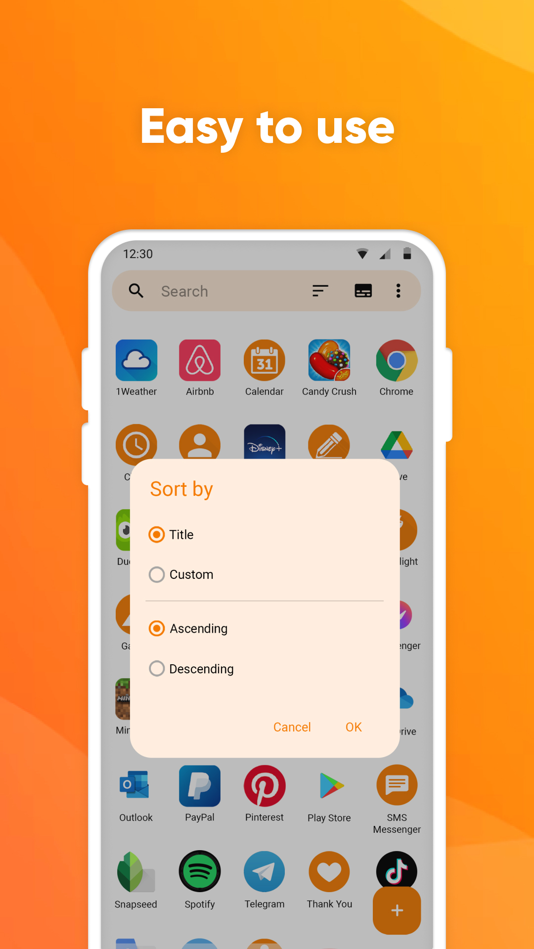 اسکرین شات 4 برنامه Simple App Launcher