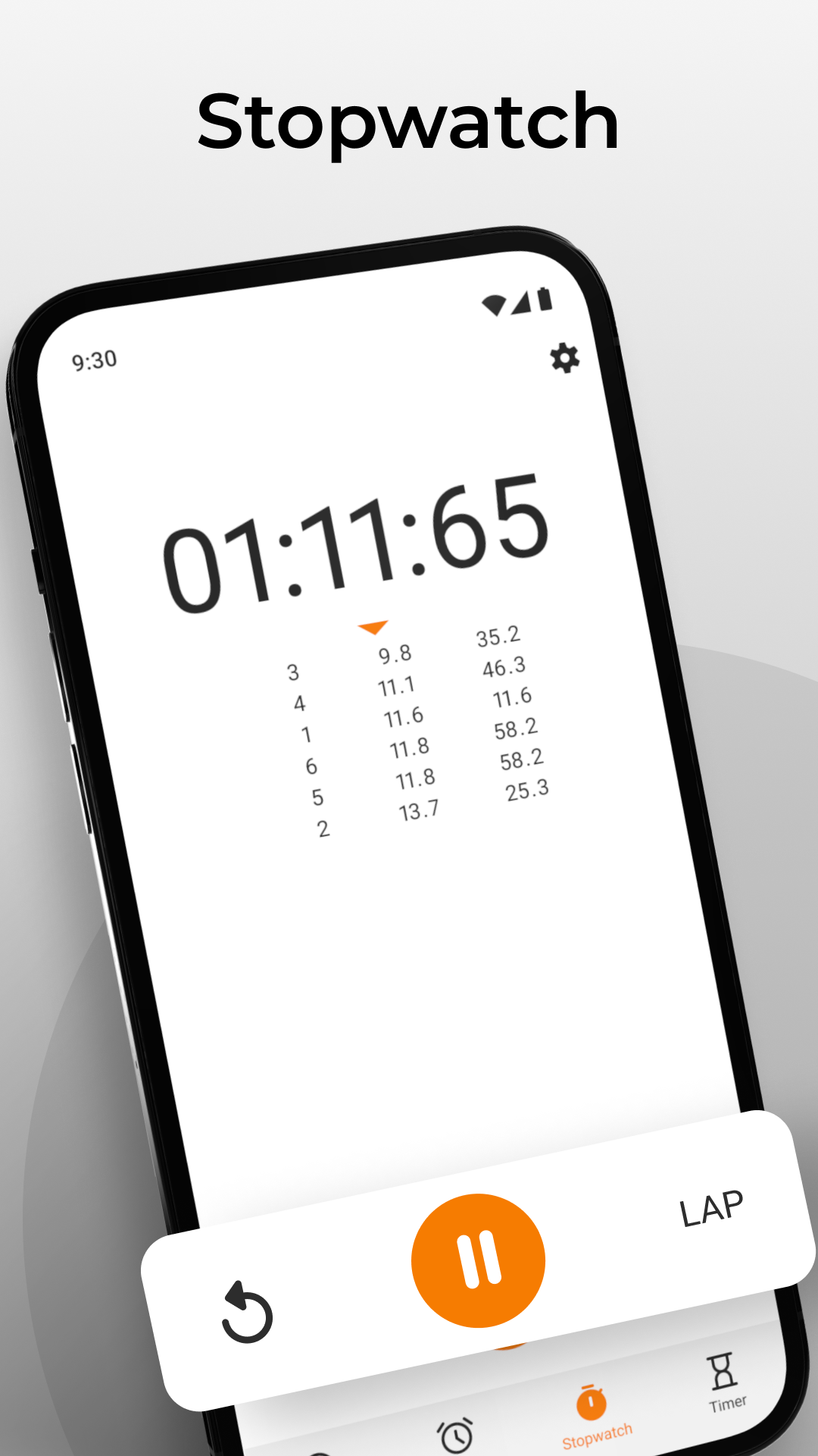 اسکرین شات 4 برنامه Simple Clock - Alarm & Timer
