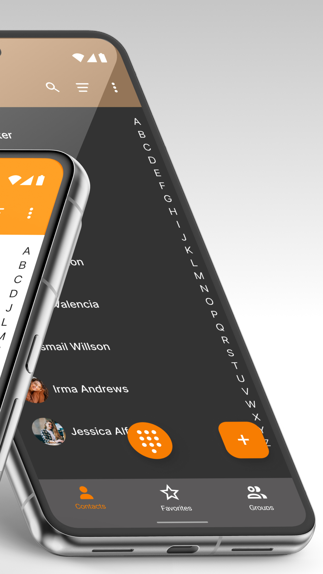 اسکرین شات 2 برنامه Simple Contacts