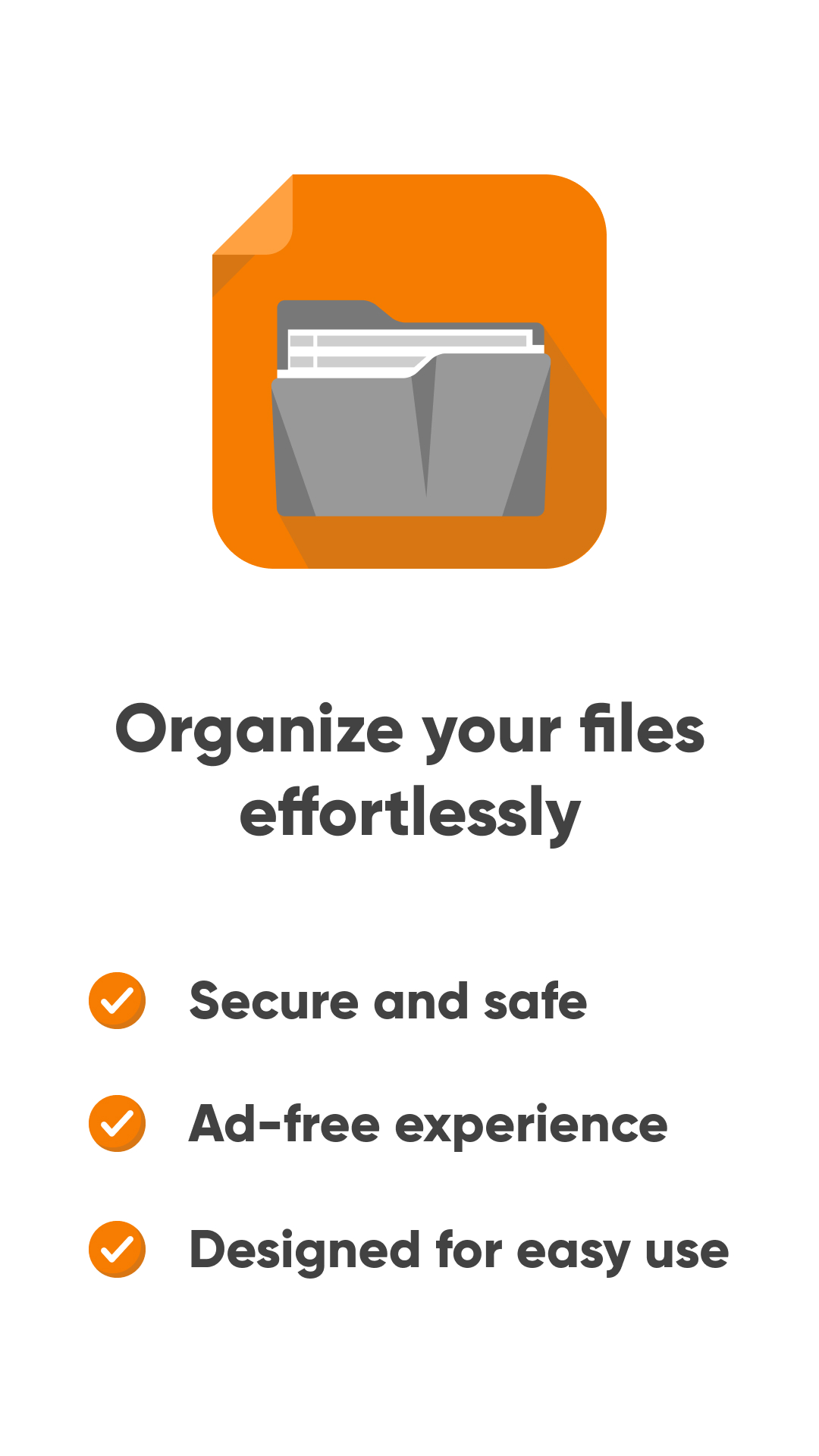 اسکرین شات 1 برنامه Simple File Manager