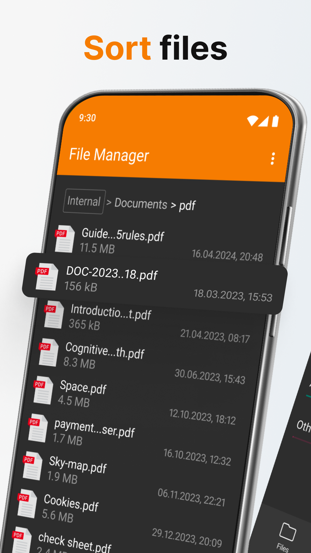 اسکرین شات 3 برنامه Simple File Manager