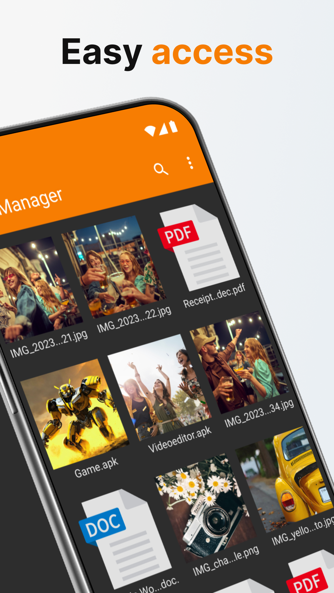 اسکرین شات 2 برنامه Simple File Manager