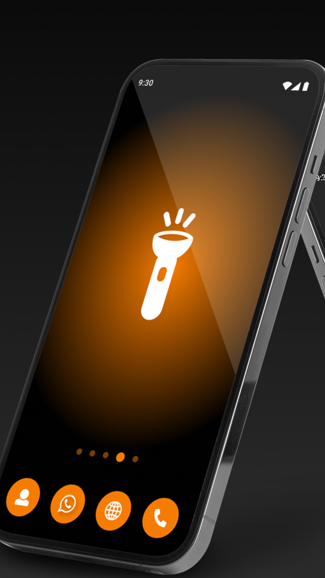 اسکرین شات 3 برنامه Simple Flashlight