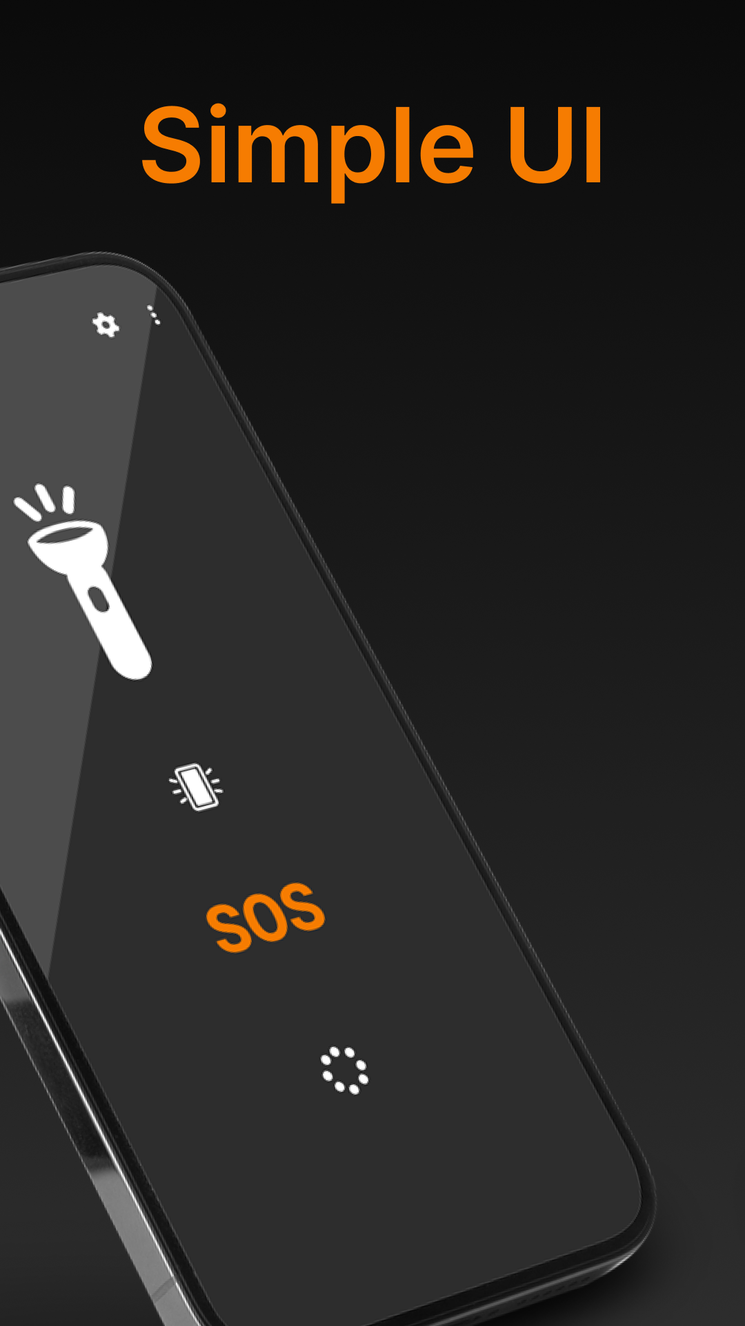 اسکرین شات 2 برنامه Simple Flashlight