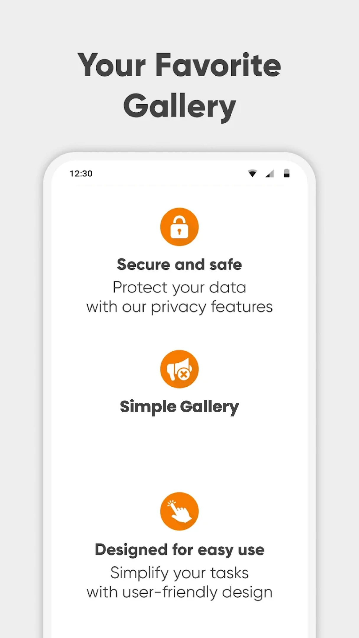 اسکرین شات 1 برنامه Simple Gallery
